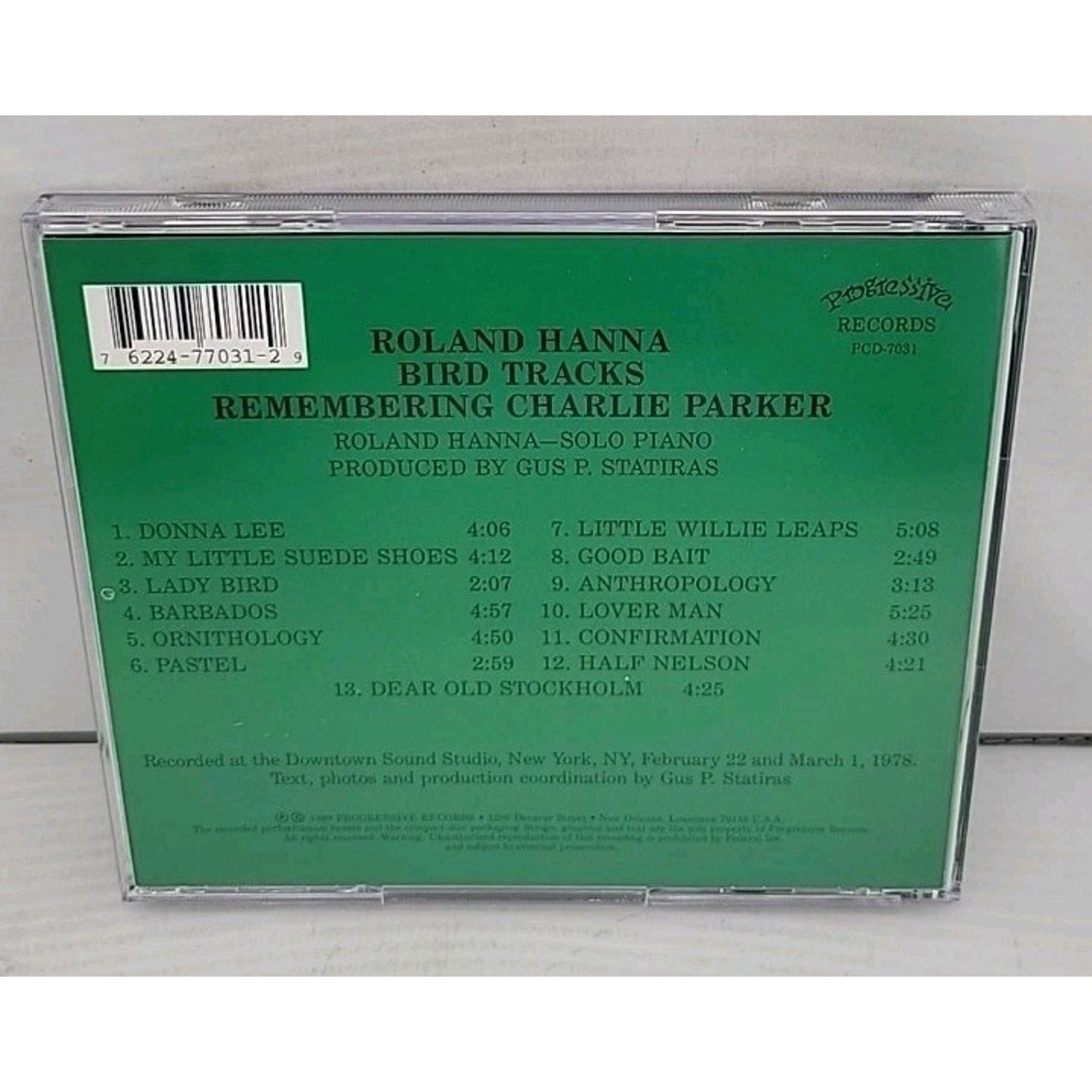 Bird Tracks-Remembering Charlie Parker by Hanna, Roland (CD, 1994)
