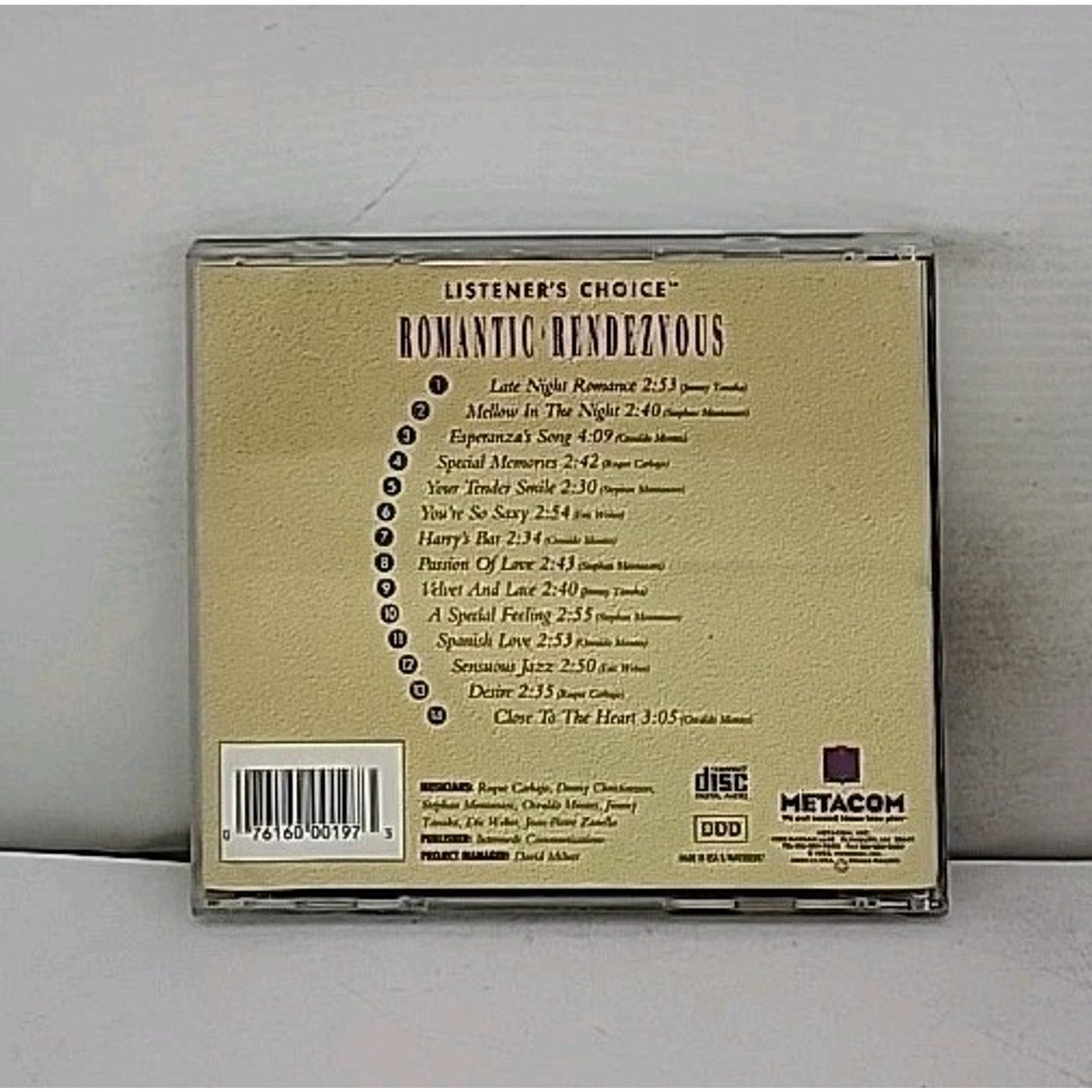 Romantic Rendezvous - Listener's Choice Vol. 7 [CD - 1993]