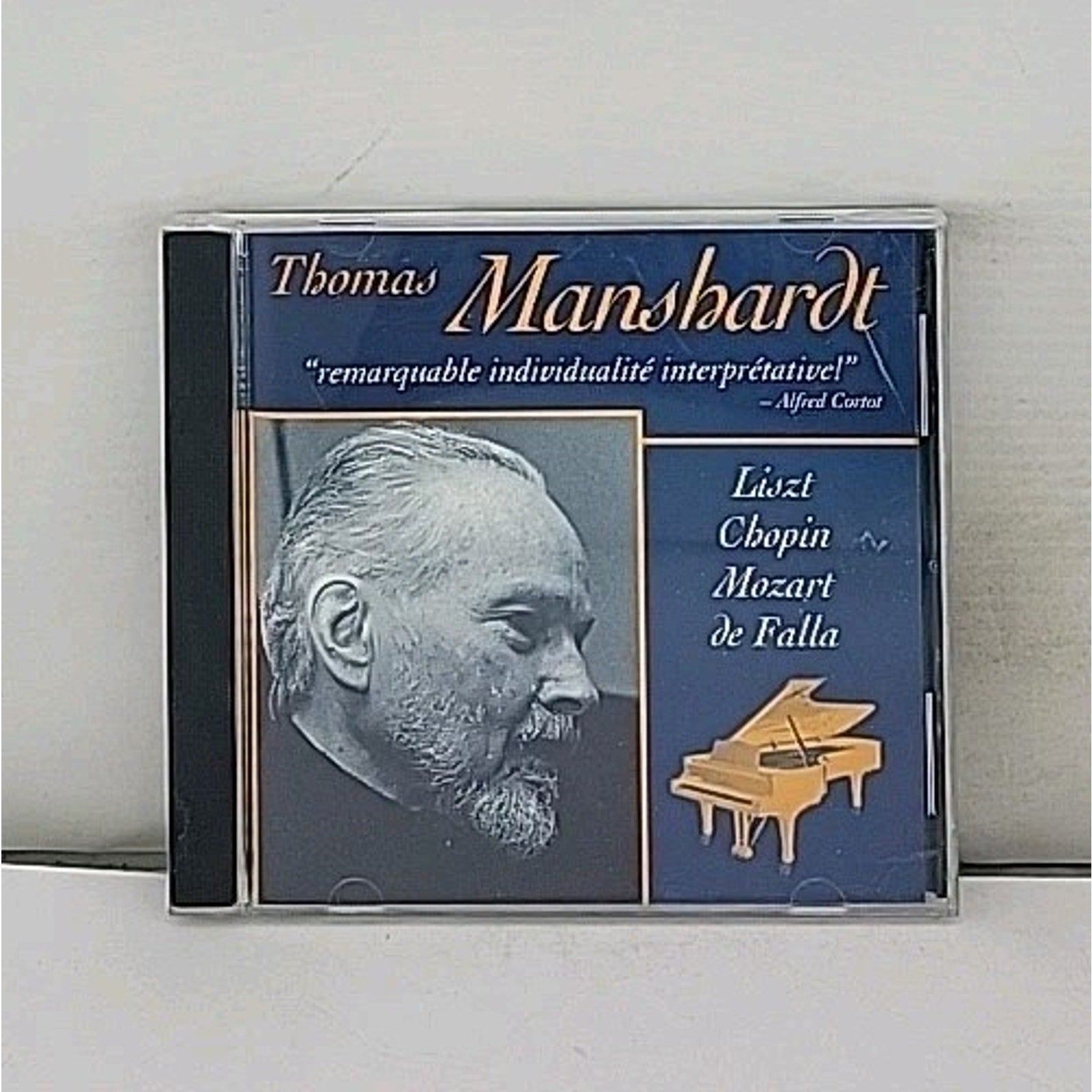 Thomas Manshardt CD - Liszt Chopin Mozart De Falla