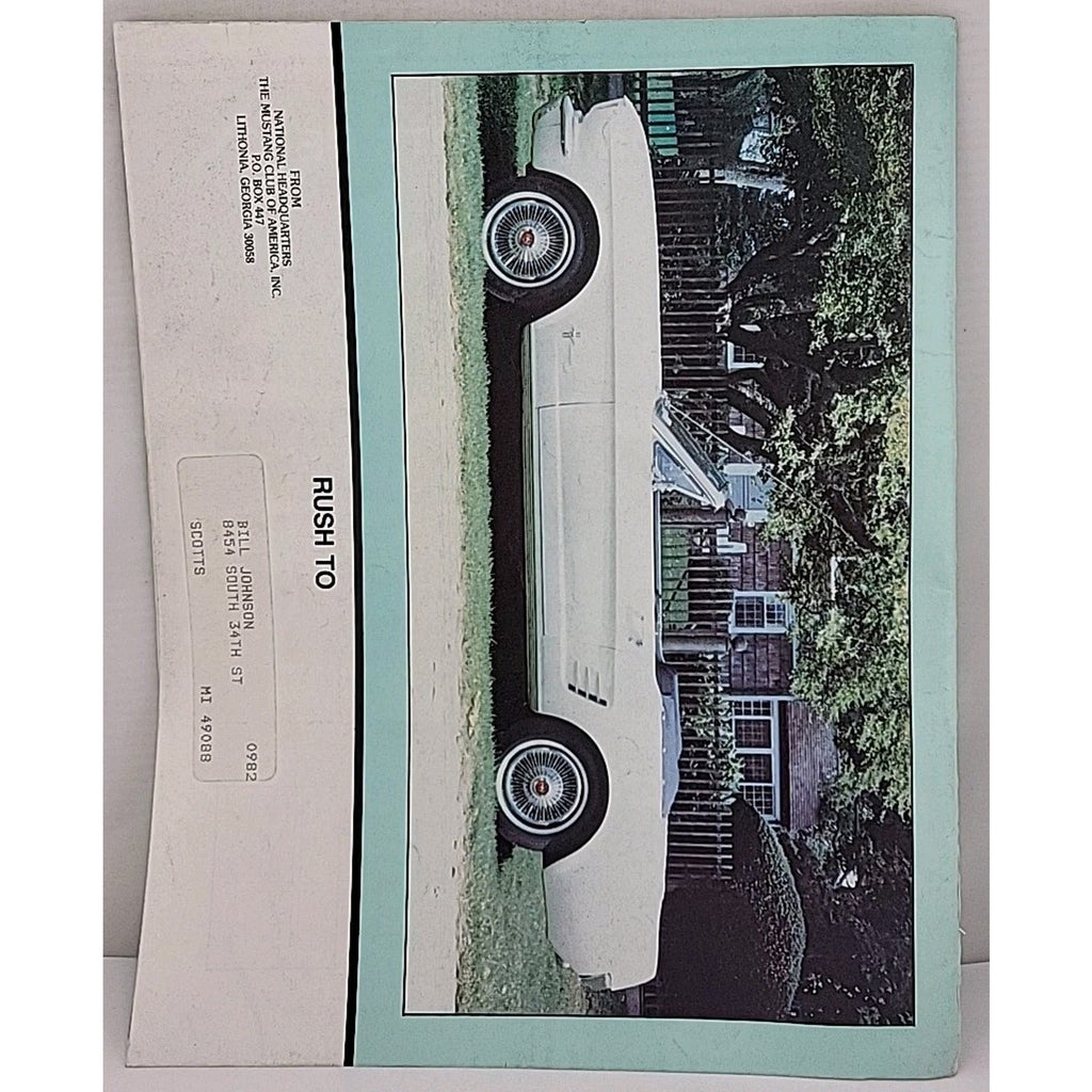 Mustang Times Magazine - Mustang Club Of America - February 1982 - Vol. 6 No. 2