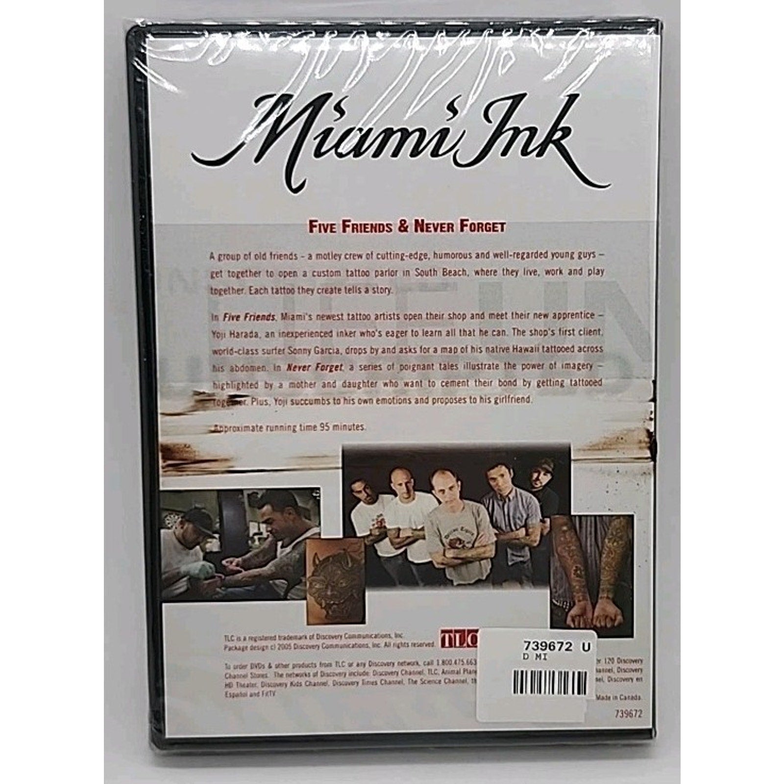 TLC Miami Ink Five Friends & Never Forget (DVD) *Brand New*