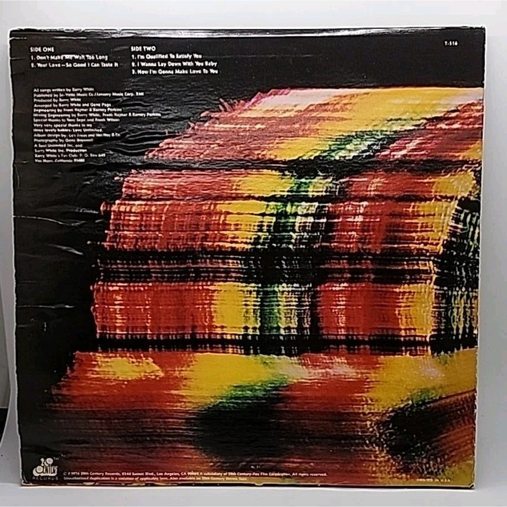 Is This Whatcha Wont? Barry White Vinyl LP (Record)