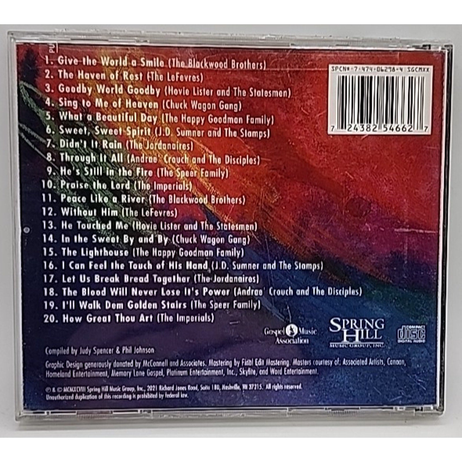 Gospel Music Association Hall of Fame by Various Artists (CD, Aug-1998)