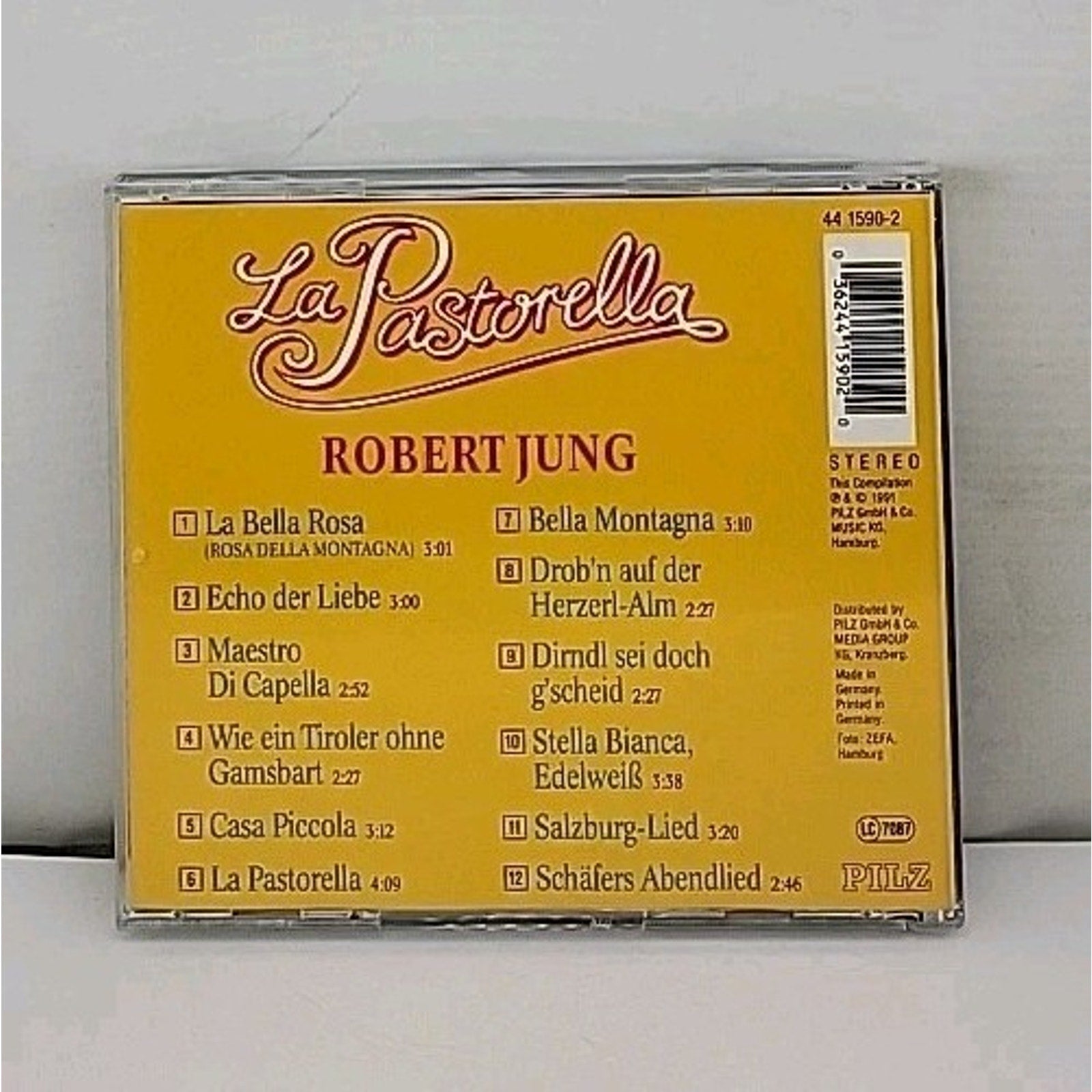 La Pastorella By Robert Jung CD