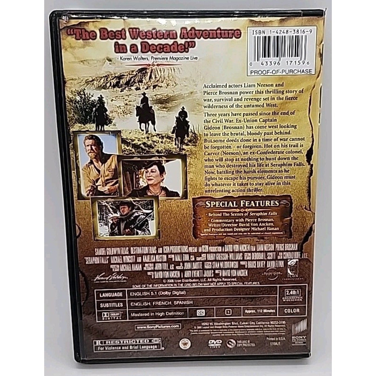 Seraphim Falls (DVD, 2006)