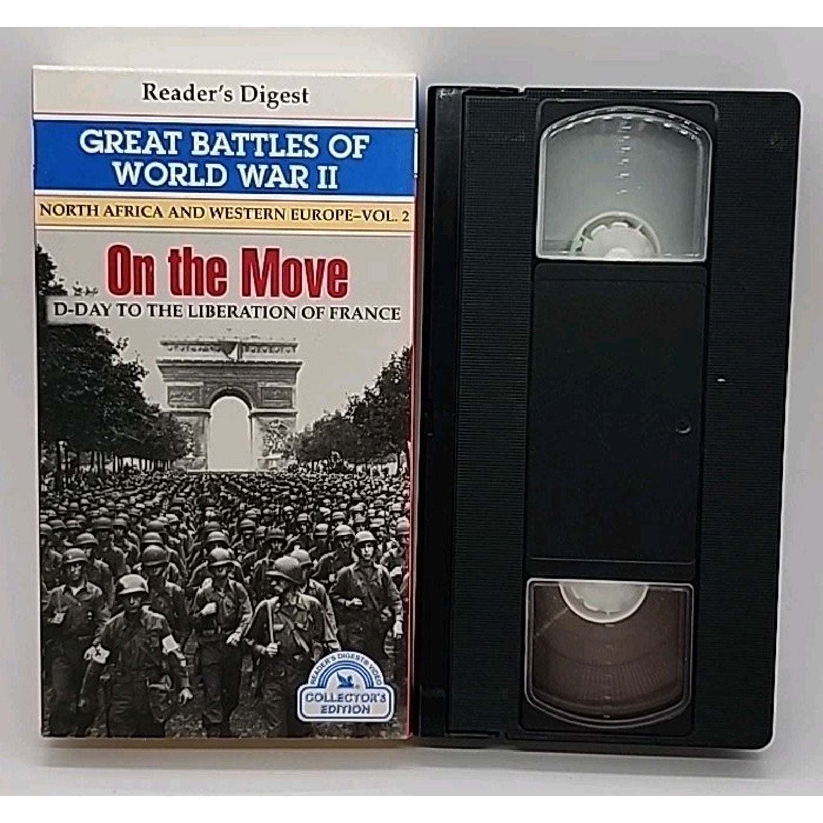 Great Battles Of World War II VHS Video Tape On The Move D Day France Vol. 2