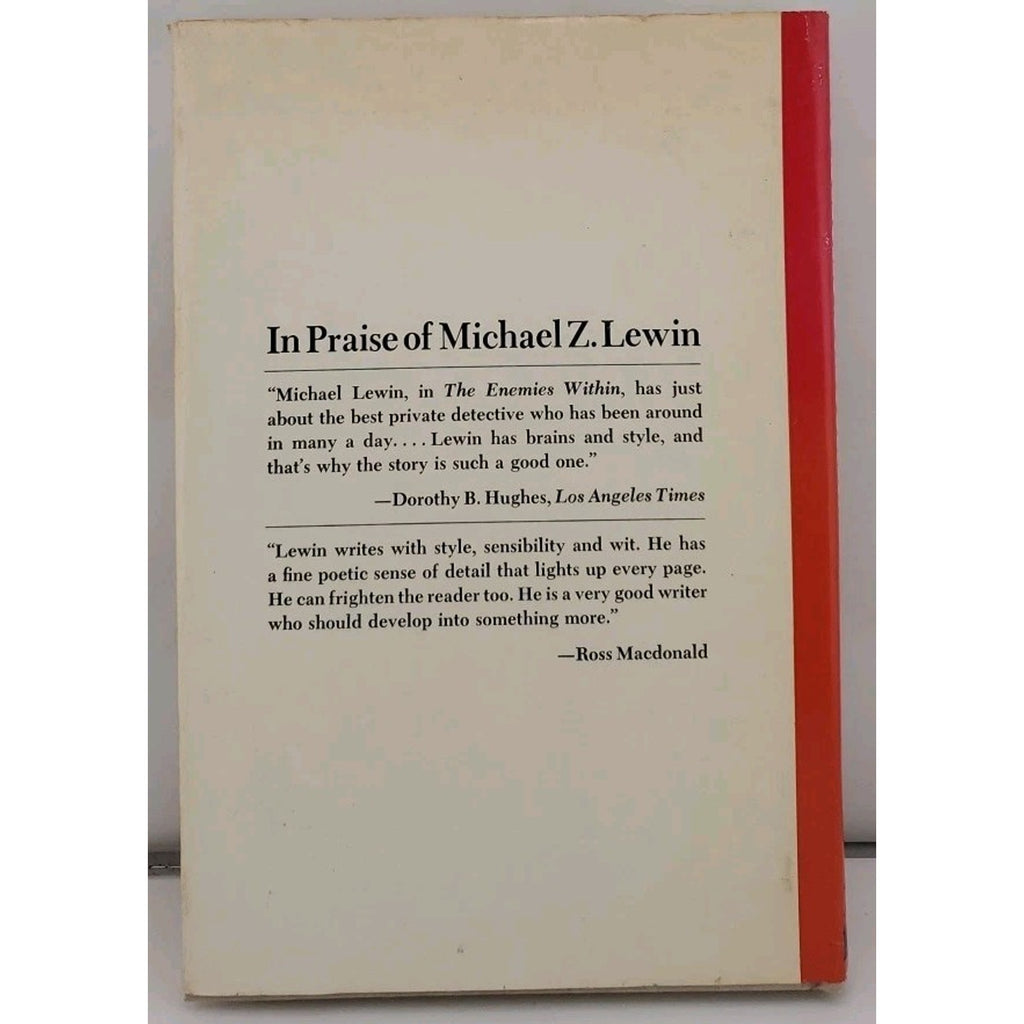 The Silent Salesman Michael Z. Lewin Hardcover Book