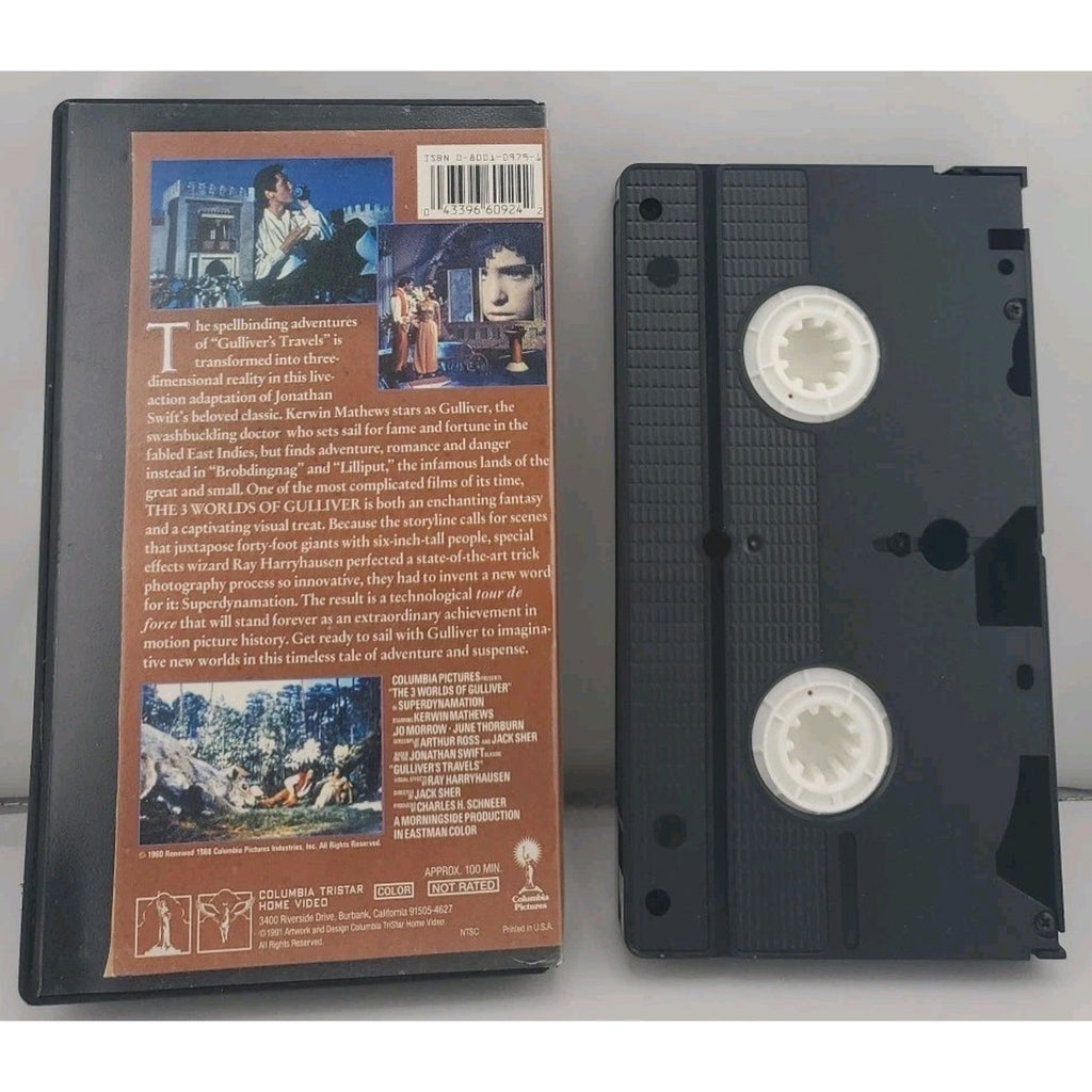 3 Worlds of Gulliver (VHS)