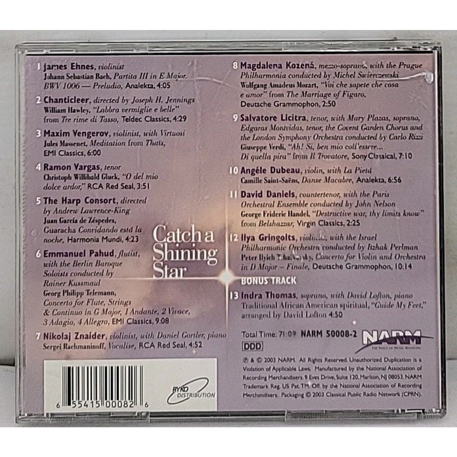 Catch a Shining Star Narm Classical Sampler 2003 by Catch a Shining Star (CD)