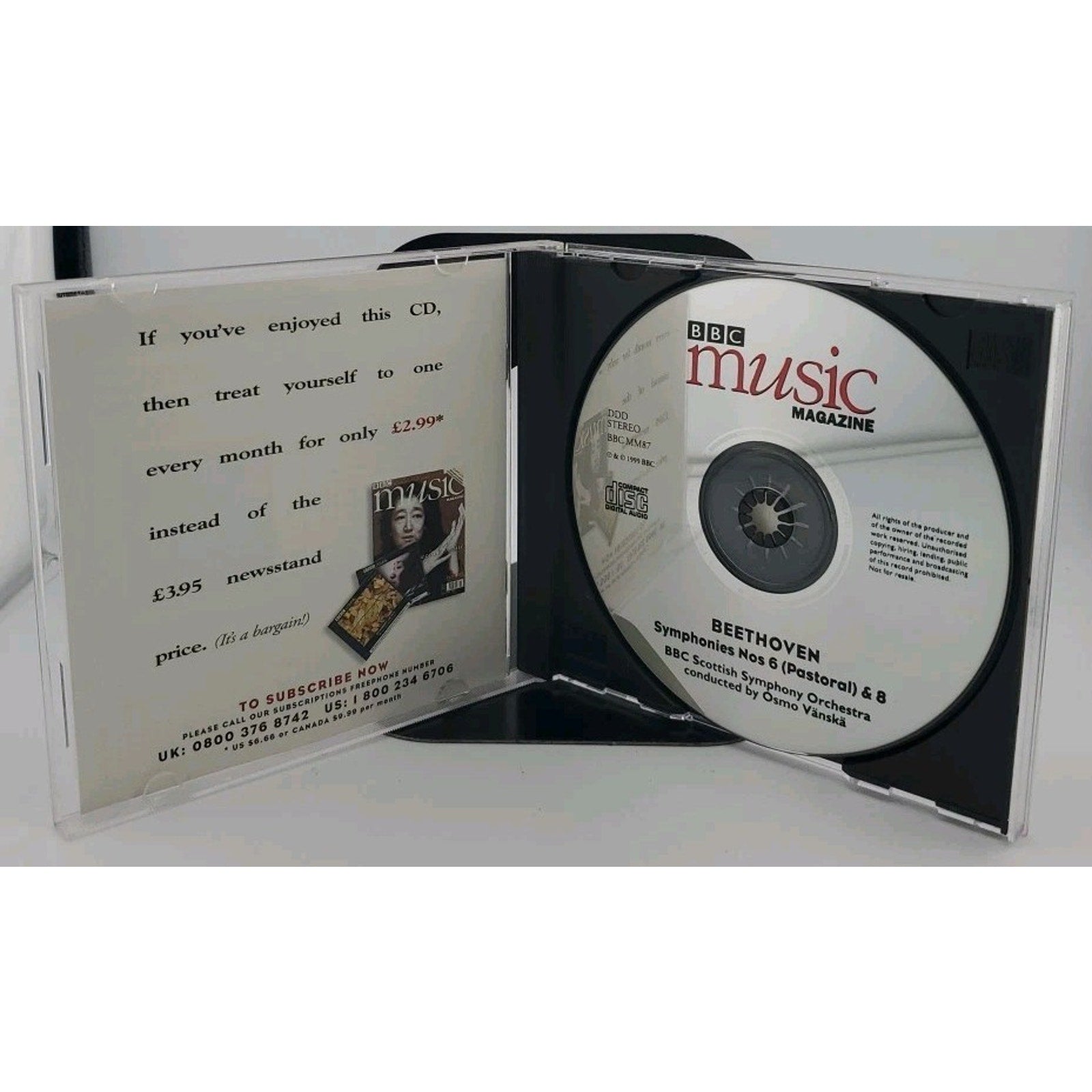 Beethoven Symphonies Nos 6 (Pastoral) & 8 (CD)