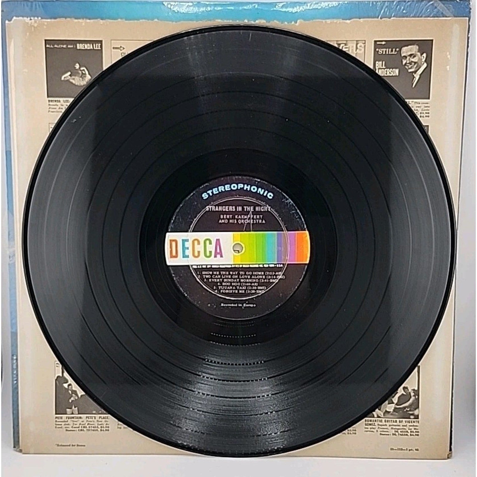 Bert Kaempfert & his Orchestra -Strangers in the Night Vinyl Record LP