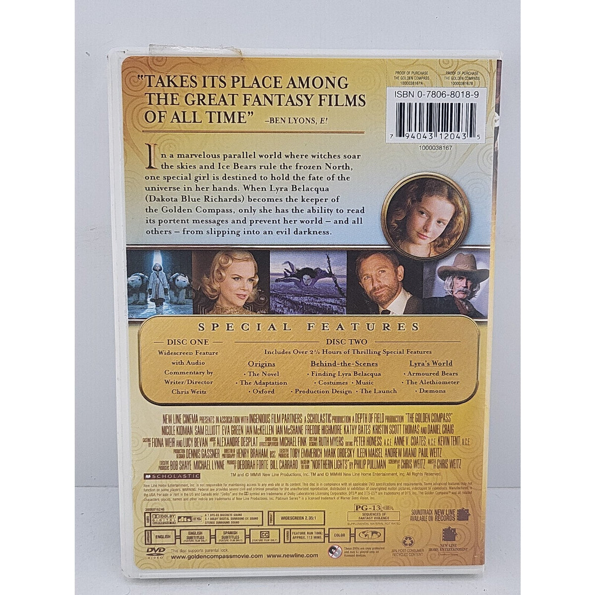 The Golden Compass (DVD, 2007)