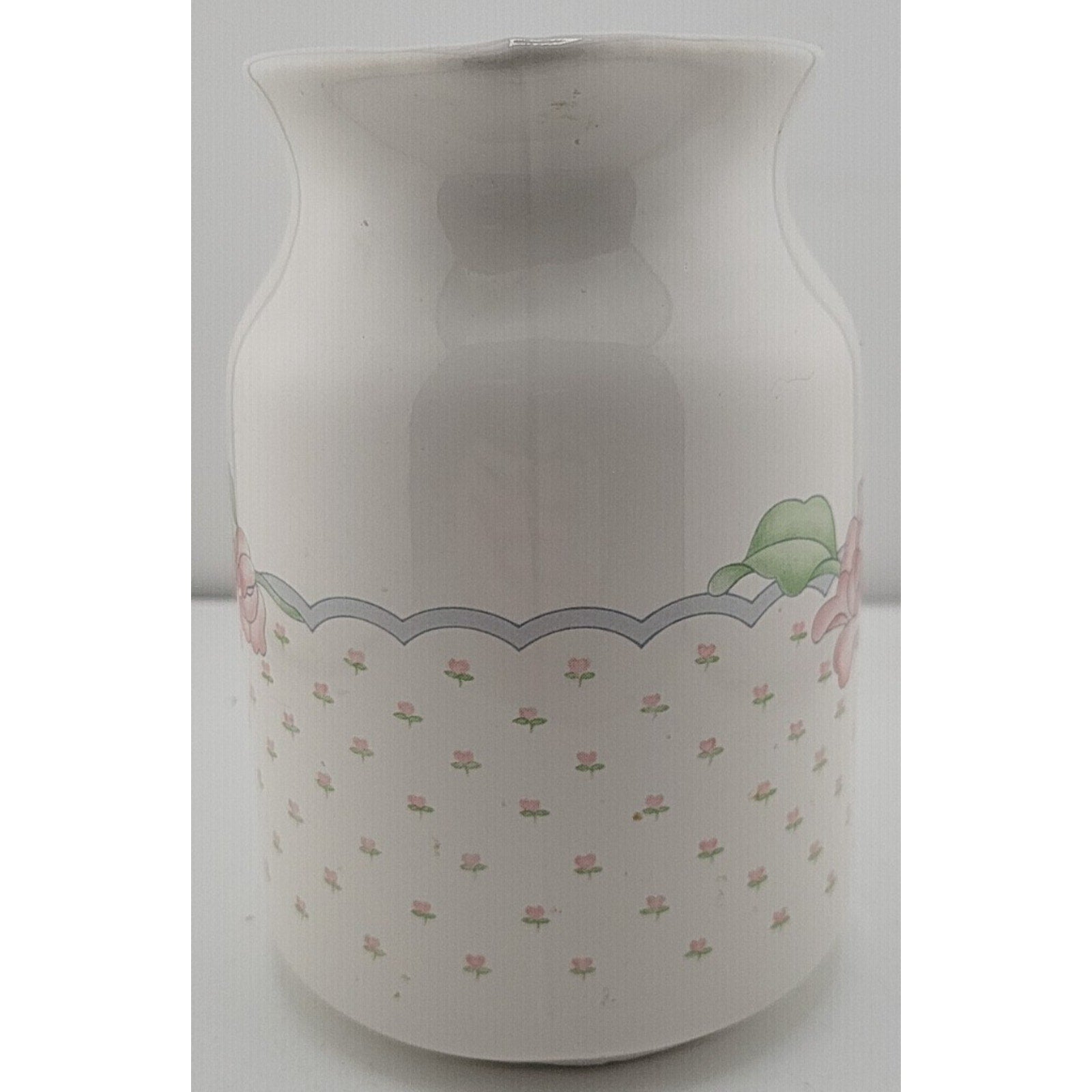 Sango #3793 Rose Chintz Ceramic Pitcher / Vase 6" Made In Taiwan