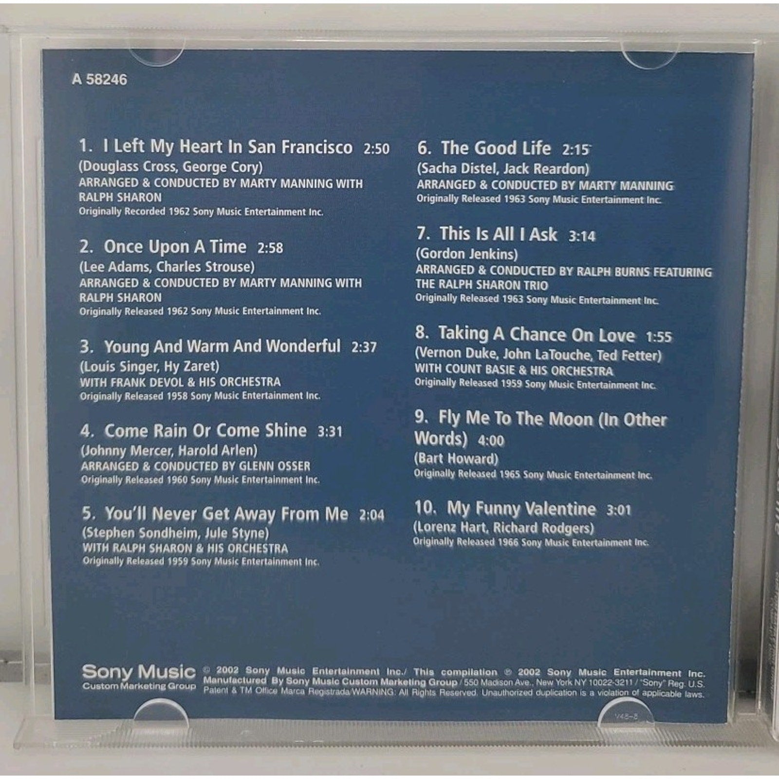 The Good Life by Tony Bennett (CD, 2003)