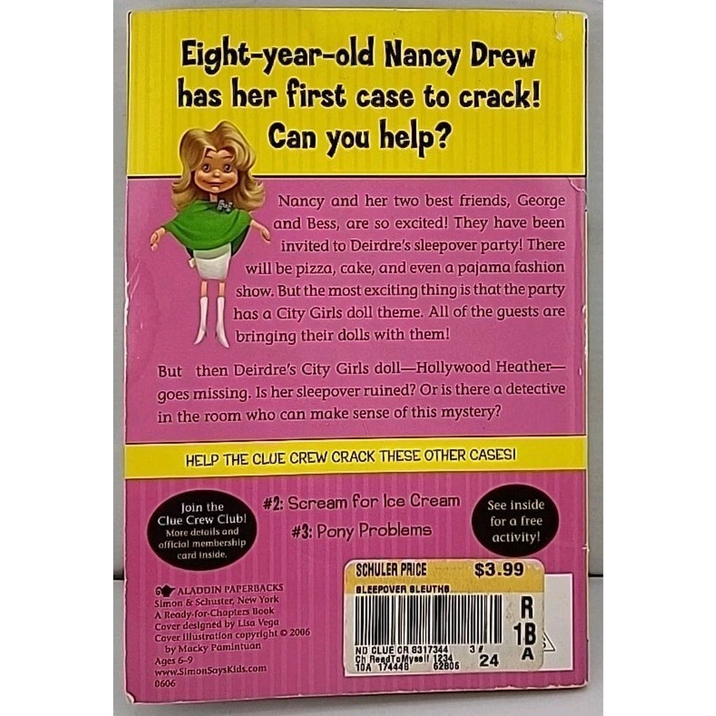 Sleepover Sleuths by Carolyn Keene (2006, Trade Paperback)