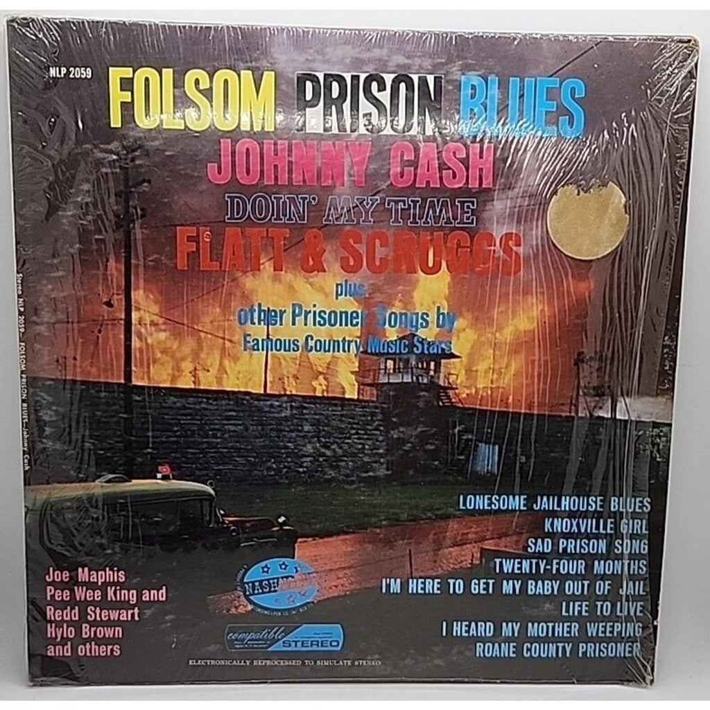 Johnny Cash Flatt & Scruggs Folsom Prison Blues Record Nashville 2059