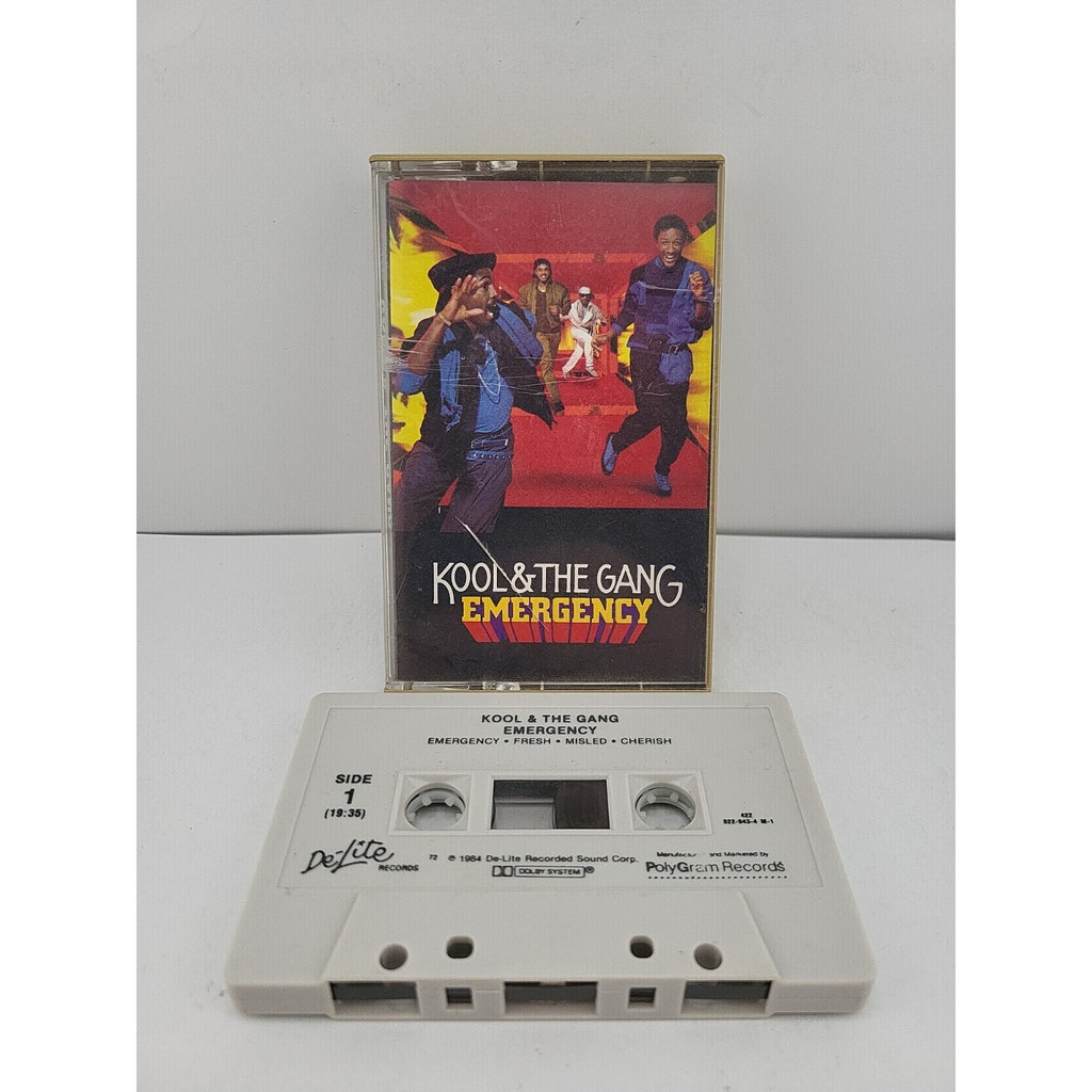 Emergency by Kool & the Gang (Cassette, Oct-1990, De Lite)