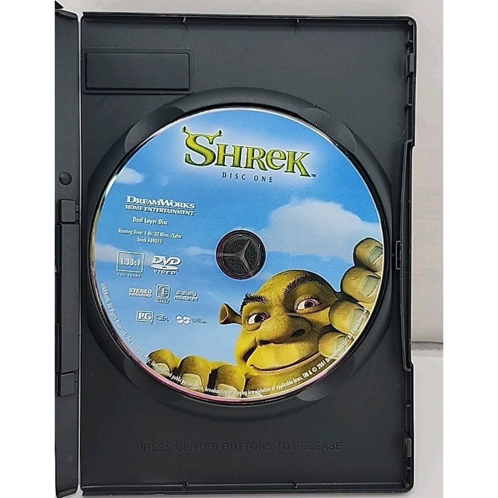Shrek (DVD, 2001) Only Has Disc 1
