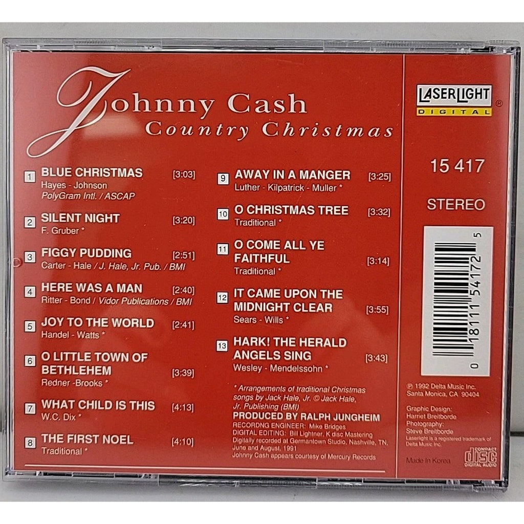 Christmas by Johnny Cash (CD, Sep-1991, Laserlight)
