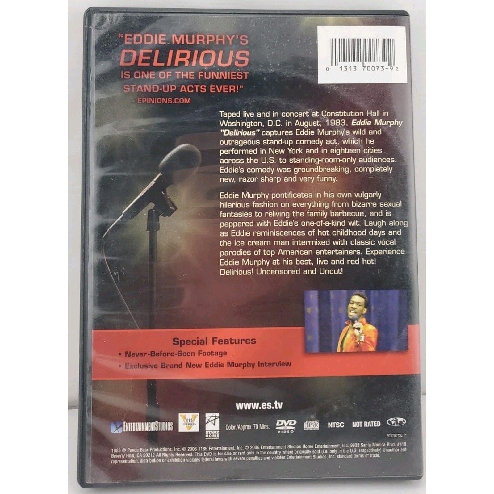 Eddie Murphy: Delirious (DVD, 1983)