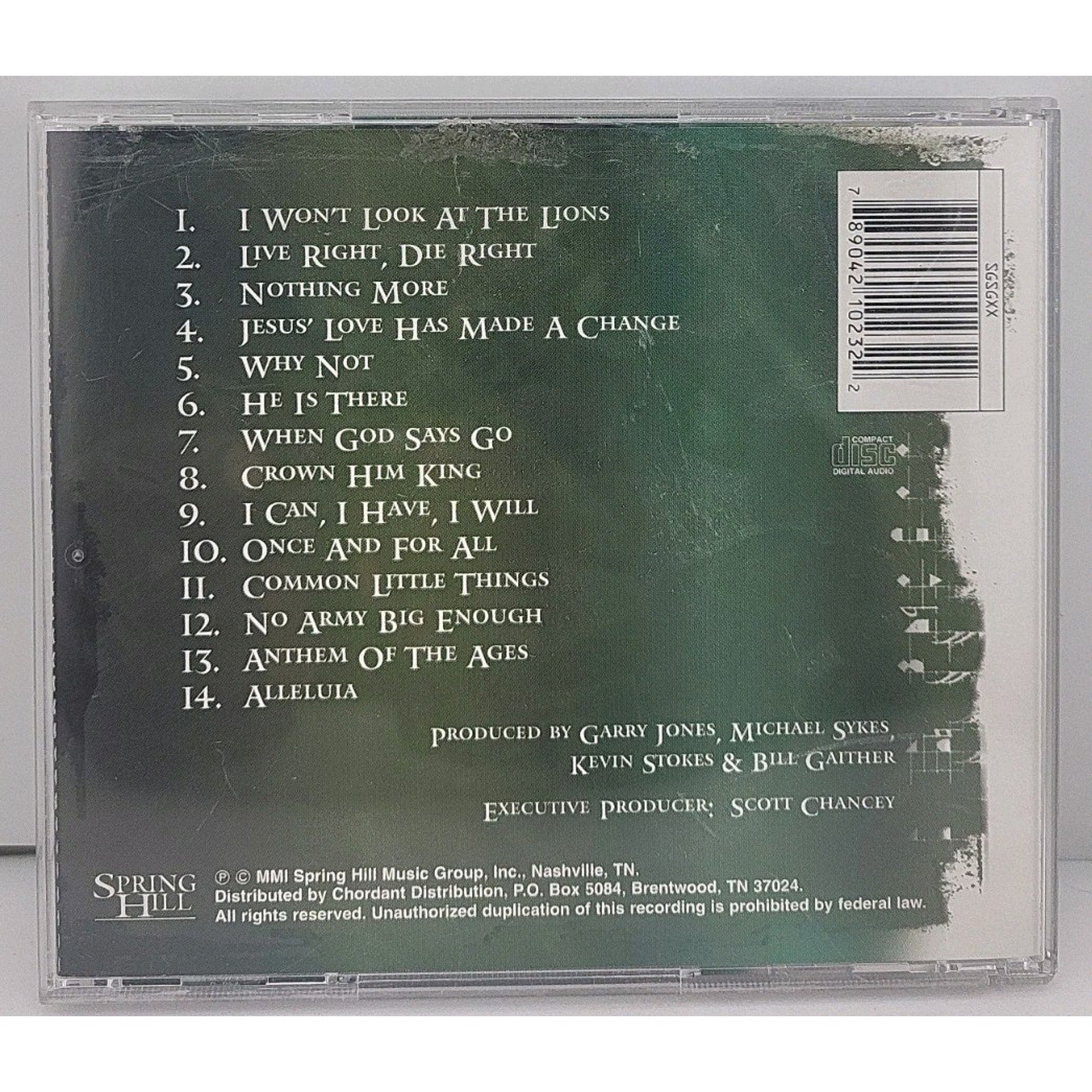 No Distractions by Crossway (CD, Sep-2001, Spring Hill Music)