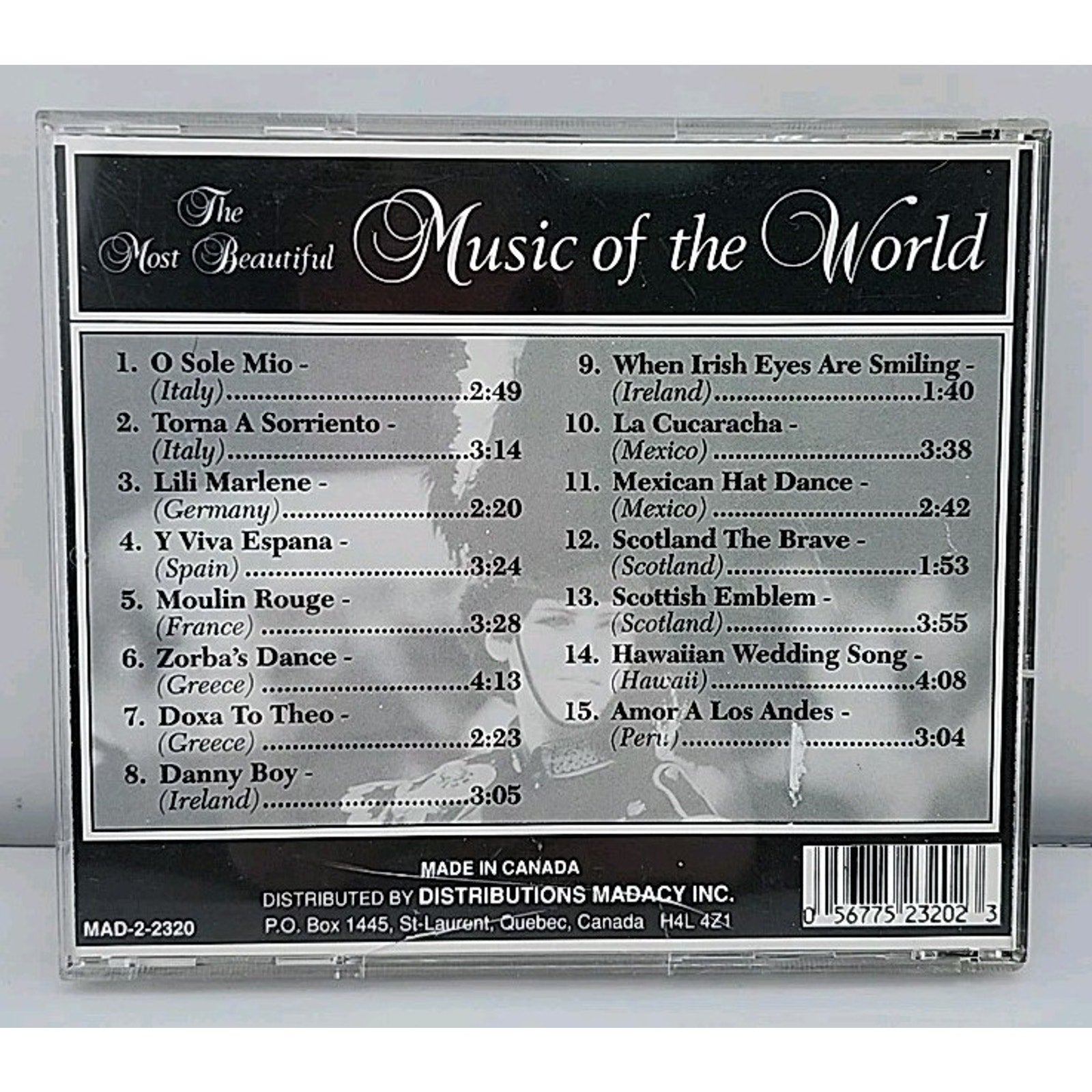 The Most Beautiful Music of the World [Madacy] by Various Artists (CD, Sep-1994,
