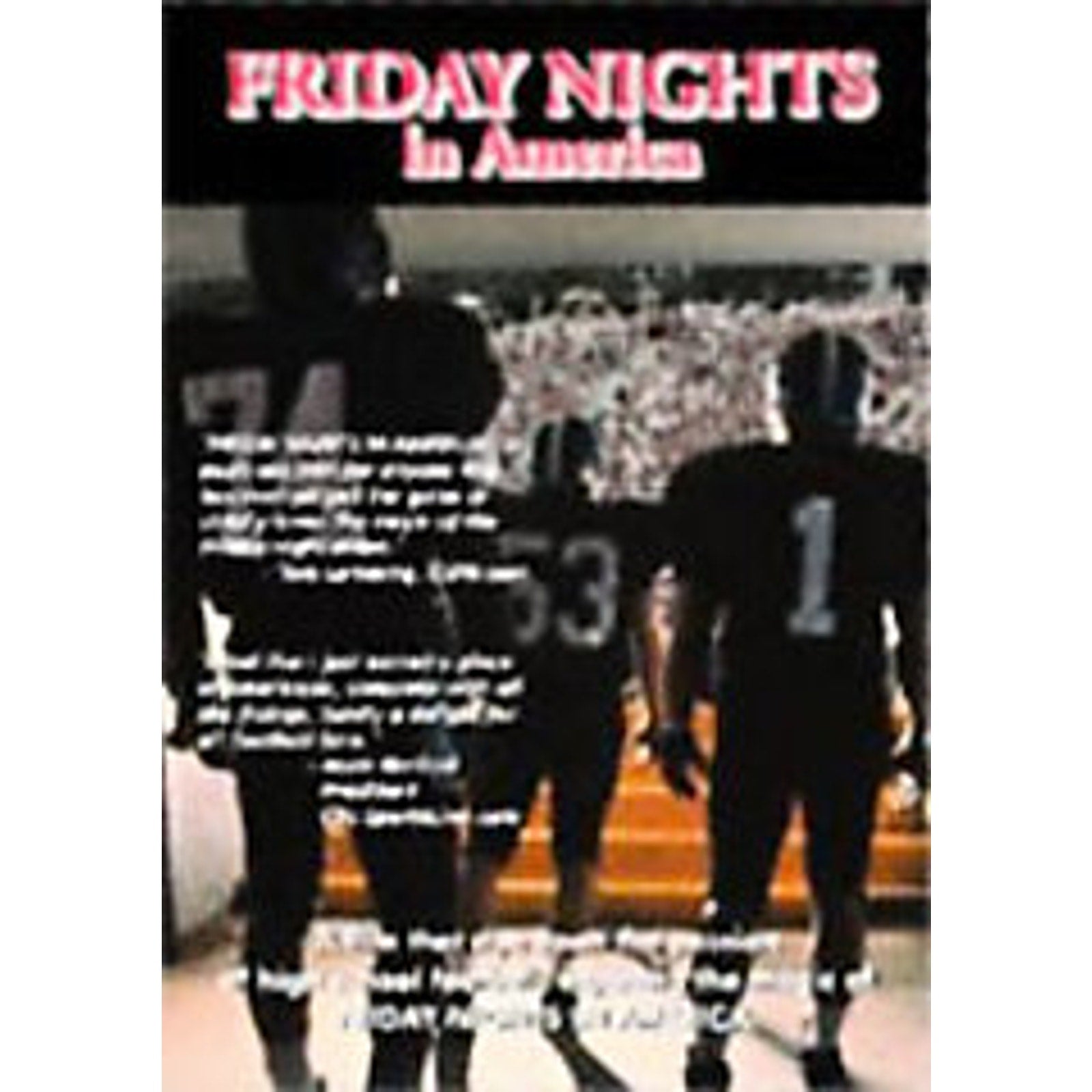 Friday Nights in America (DVD, 2005)