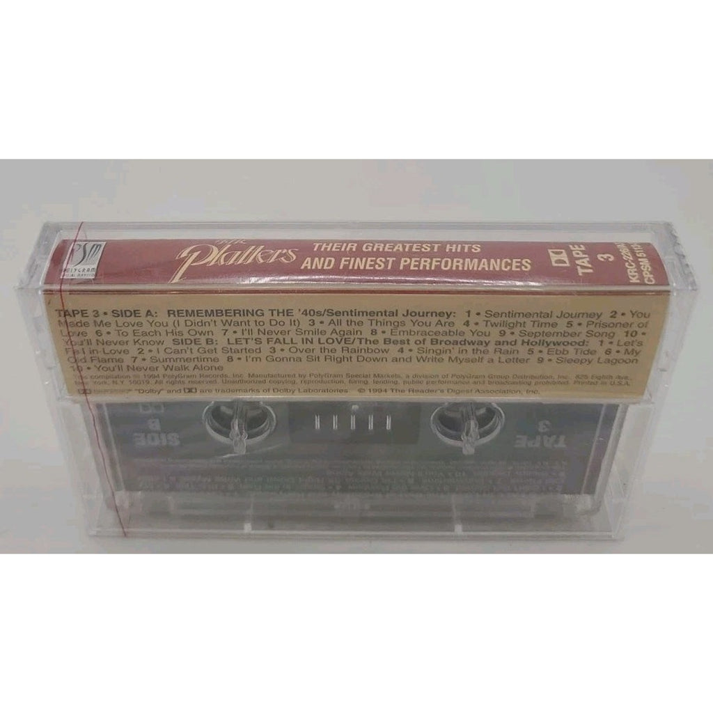 The Platters The Greatest Hits And Finest Performances (Cassette) *Brand New*