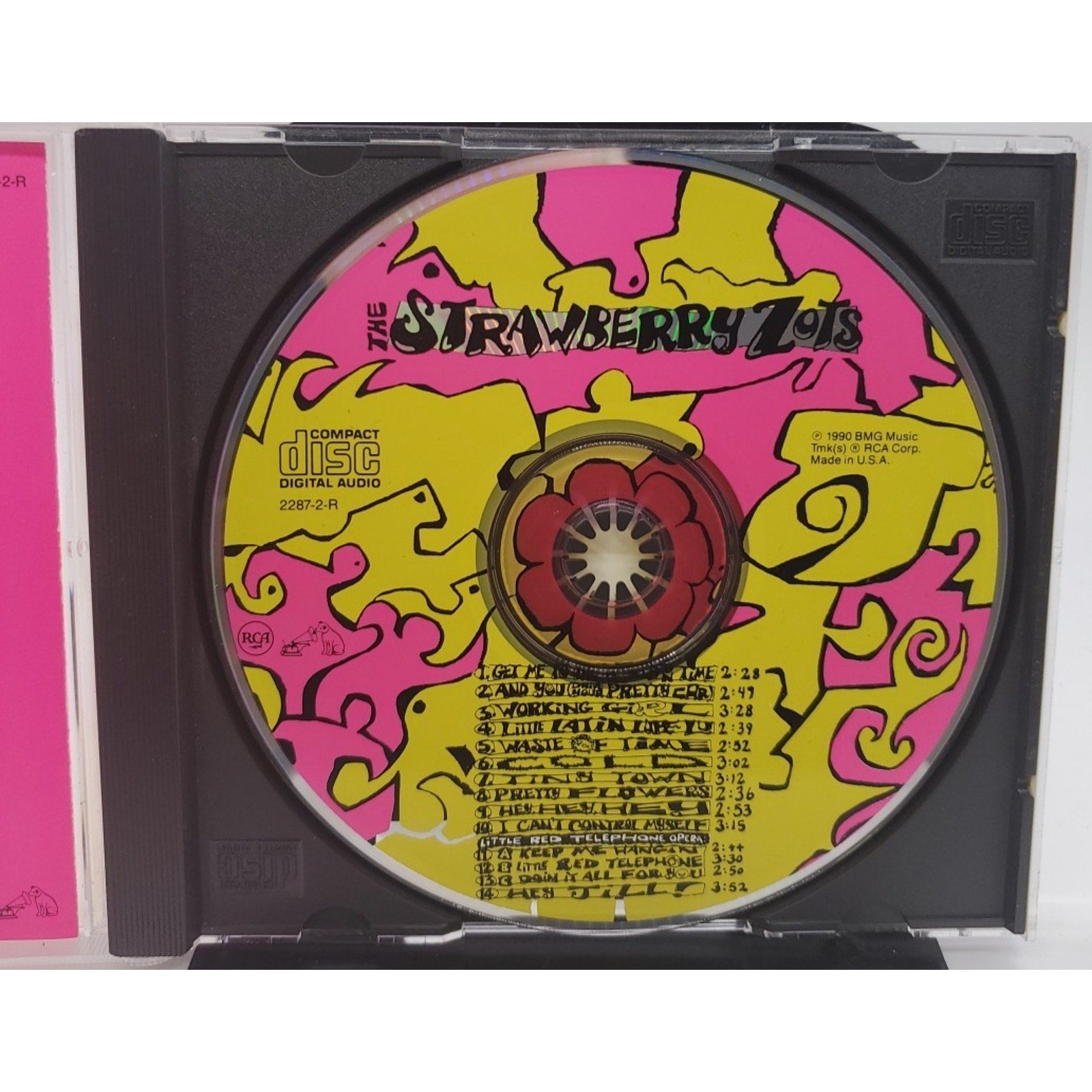 Cars, Flowers, Telephones by Strawberry Zots (CD, Jun-1990, RCA)