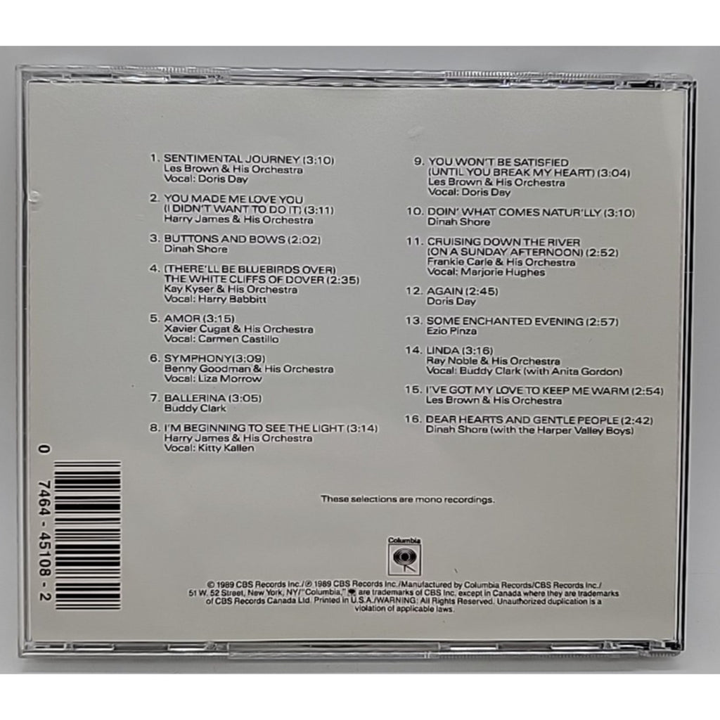 Vol. 1-1940's 16 Most Requested Songs by Various (CD, 1989)