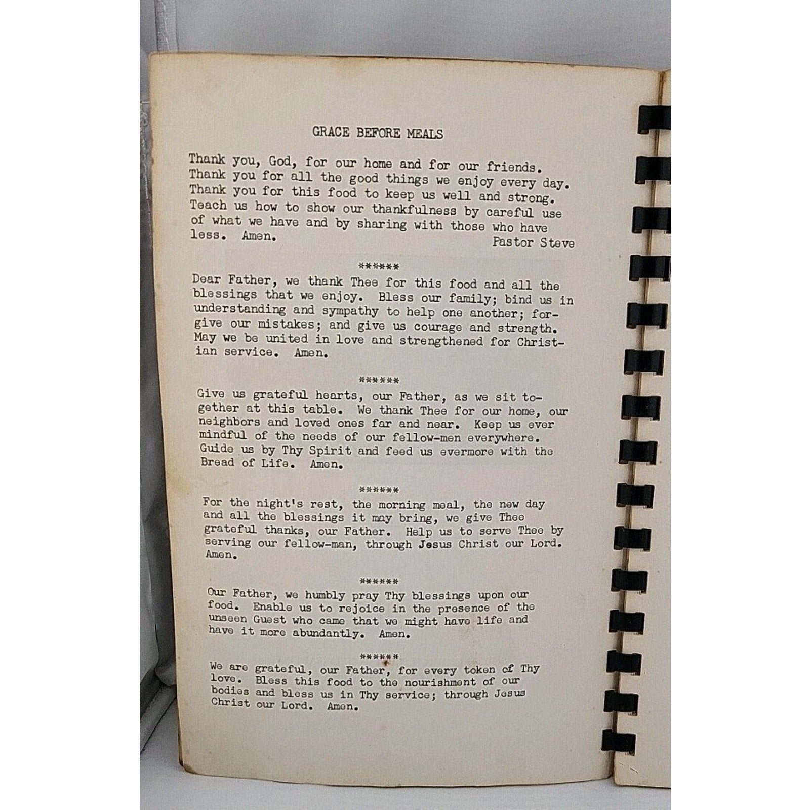 Guilded Recipes Book South Church Woman's Guild 1957