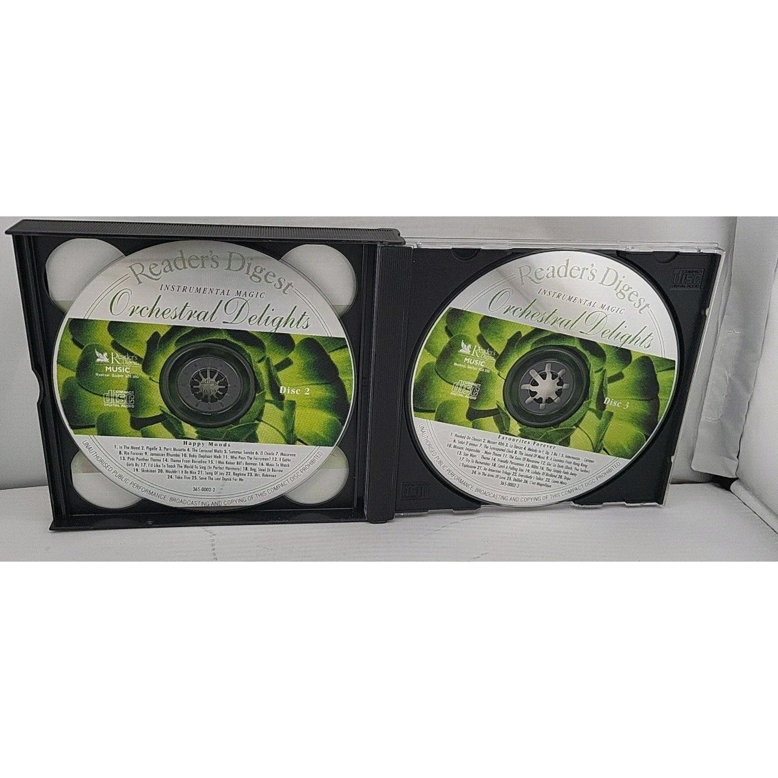 Reader's Digest Music - Orchestral Delights - 3 Disc CD
