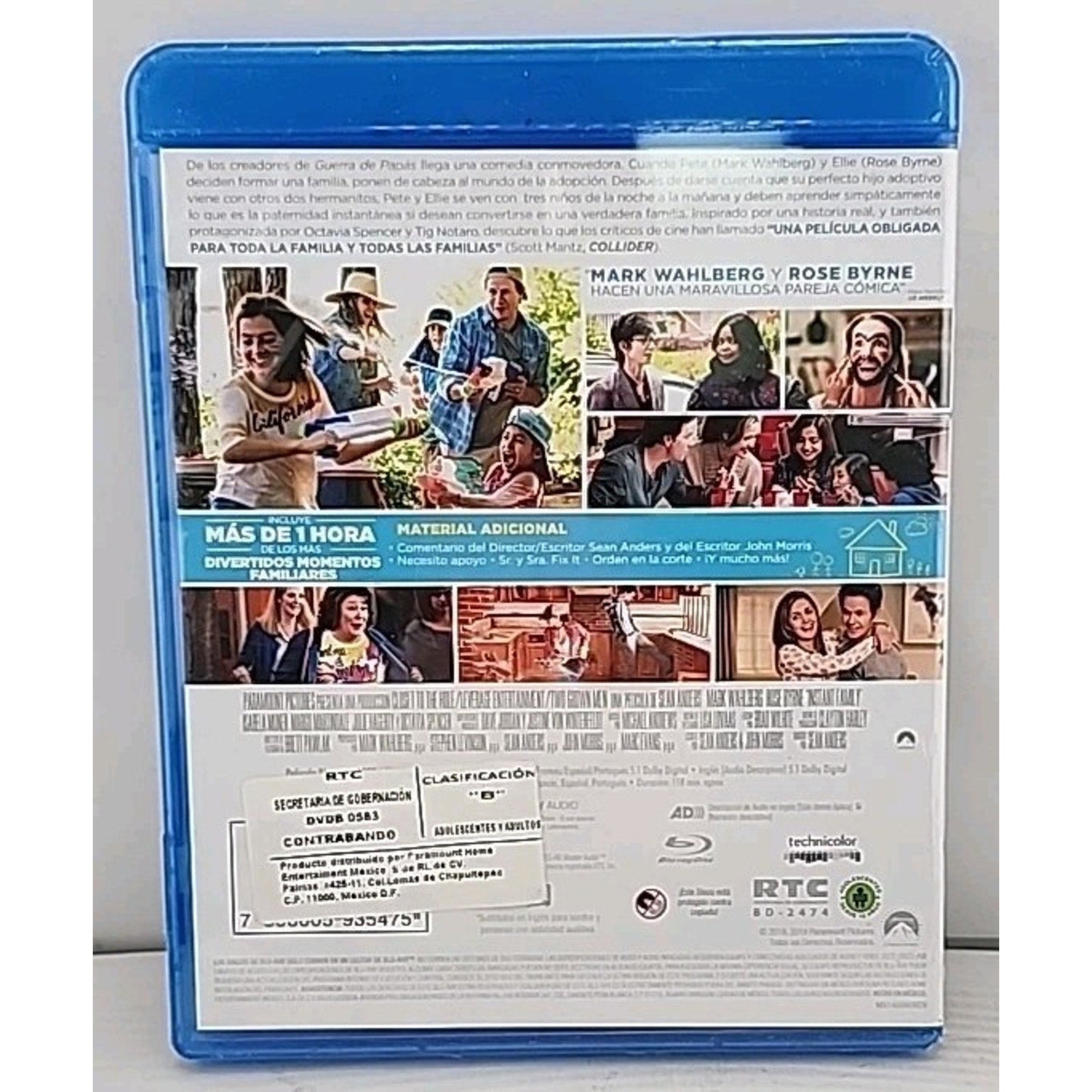Familia al Instante (Instant Family) Blu-Ray English Subtitles *Brand New*