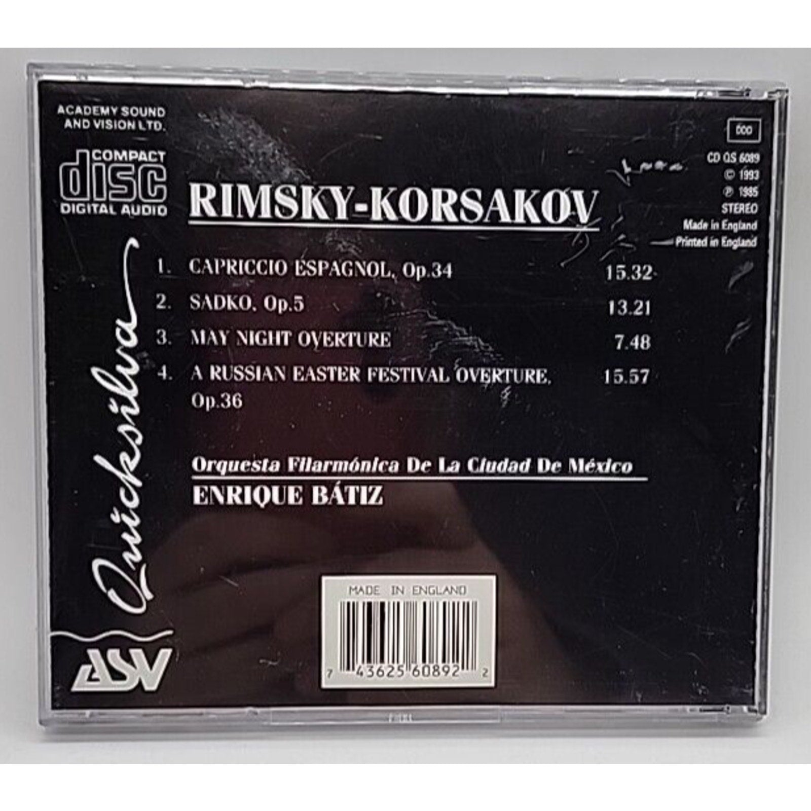 Rimsky Korsakov:Capriccio Espa - Ofcm CD