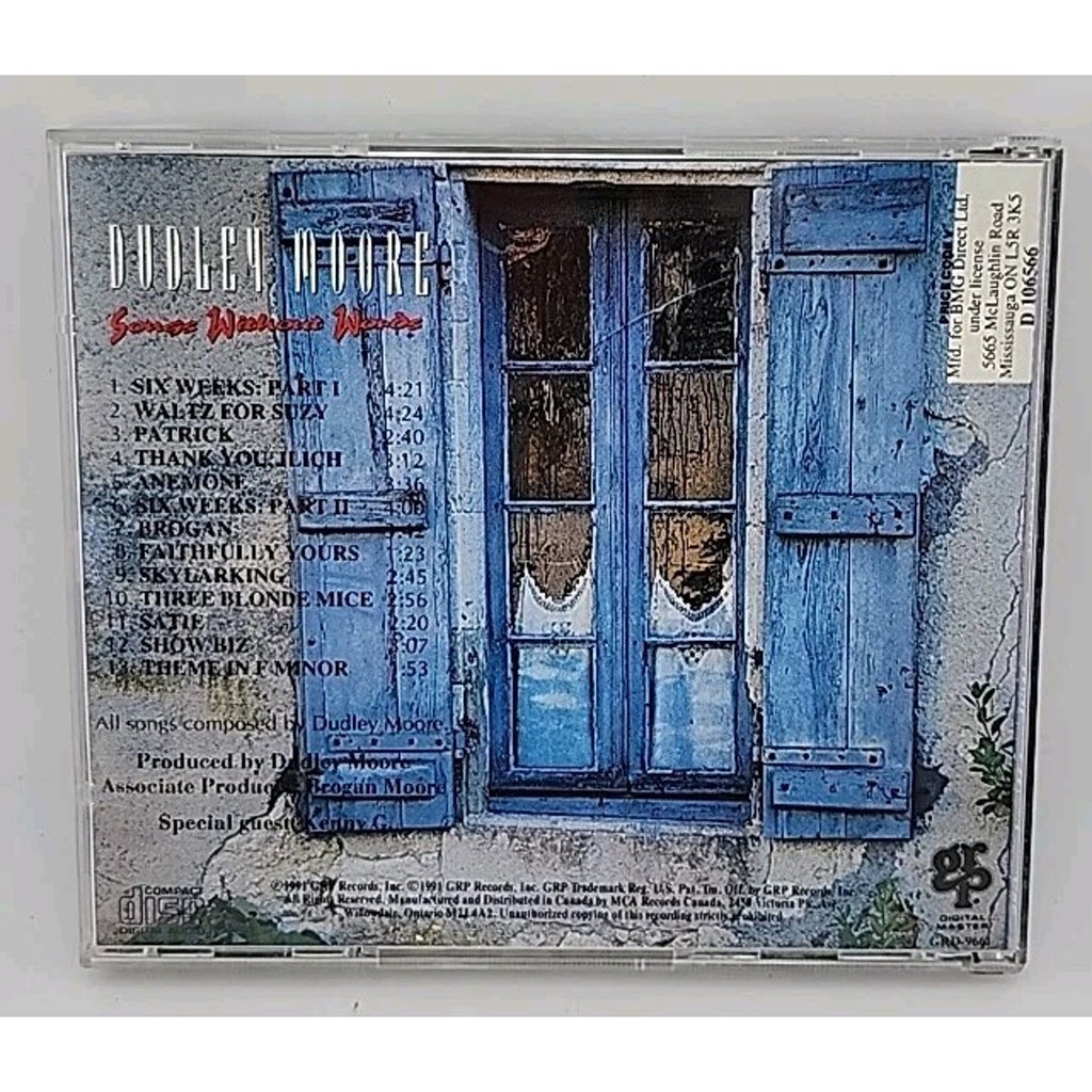Songs Without Words by Dudley Moore (CD, Oct-1991, GRP (USA))
