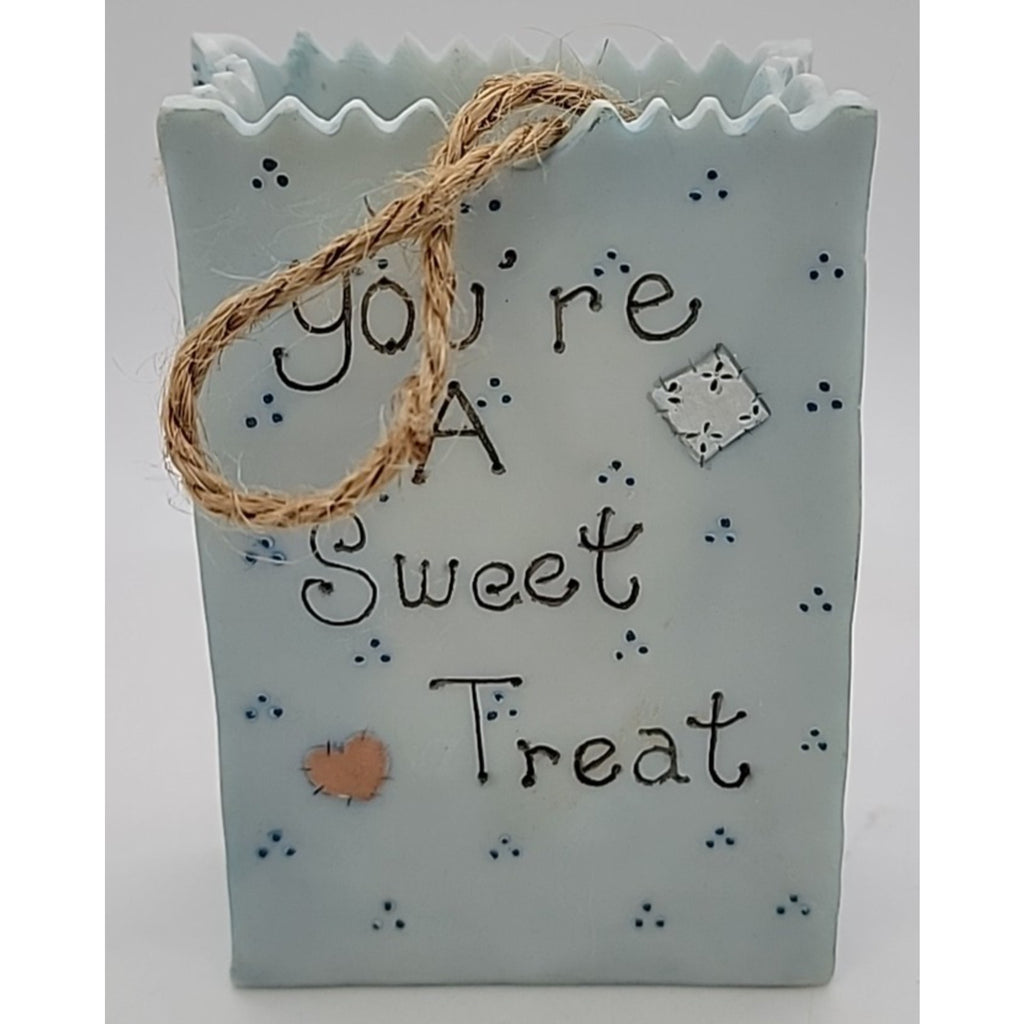 1995 Enesco Cherished Teddies "You're A Sweet Treat" Halloween Candy Bag 141879