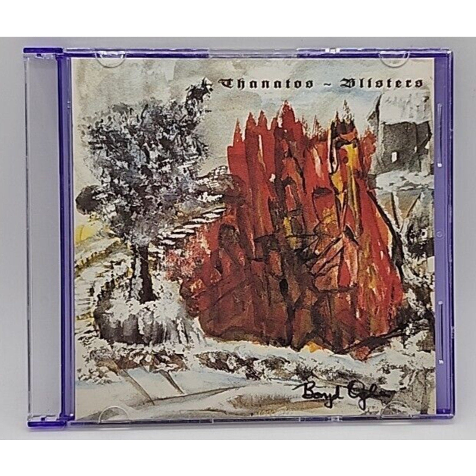 Blisters by Thanatos (CD, Promo, 1997, Projekt)
