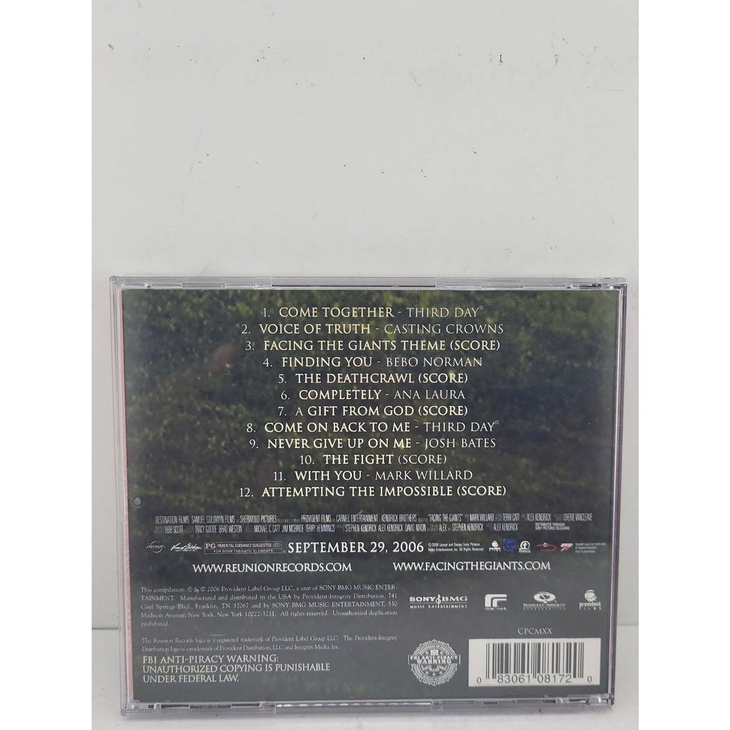 Facing the Giants: Original Motion Picture Soundtrack by Various Artists (CD)