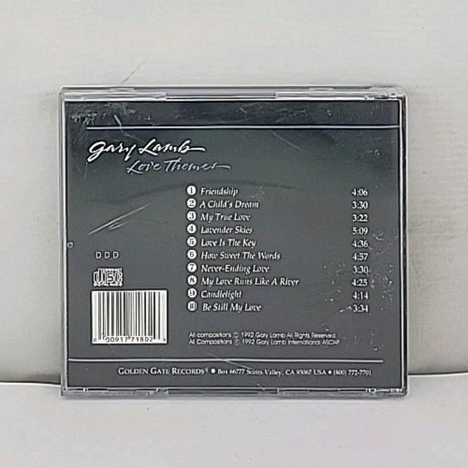Gary Lamb Love Themes CD 1992 Classical Instrumental