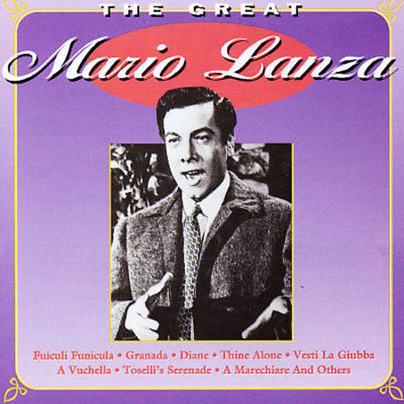 The Great Mario Lanza by Mario Lanza (Actor/Singer) (CD, Sep-1998, Goldies)