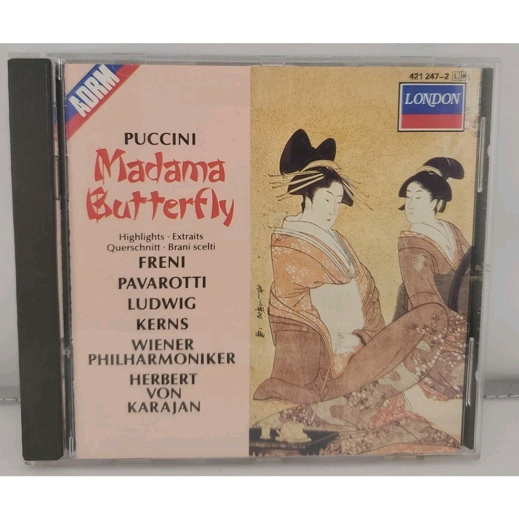 Madama Butterfly Hts by Herbert von Karajan (CD, 1990)
