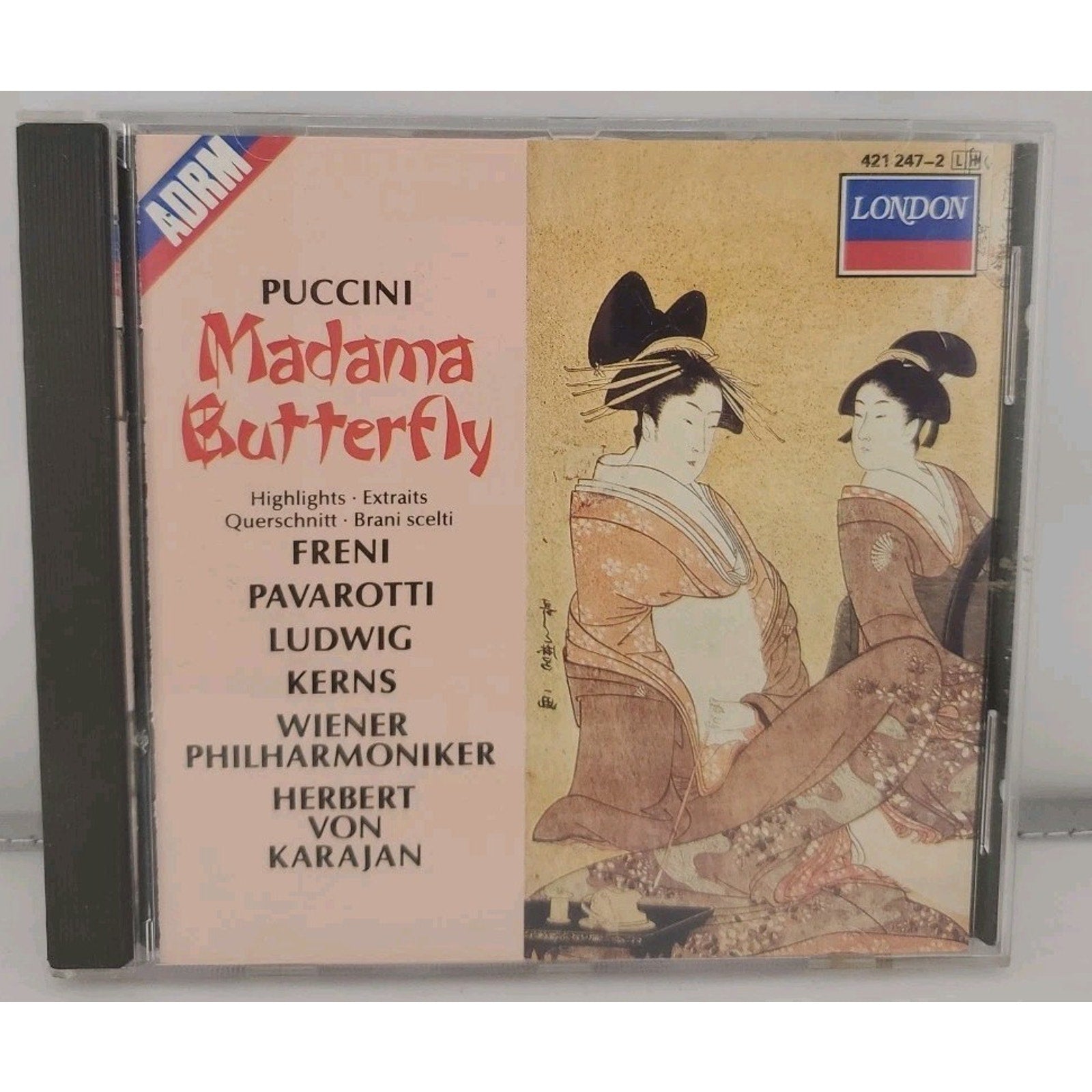 Madama Butterfly Hts by Herbert von Karajan (CD, 1990)