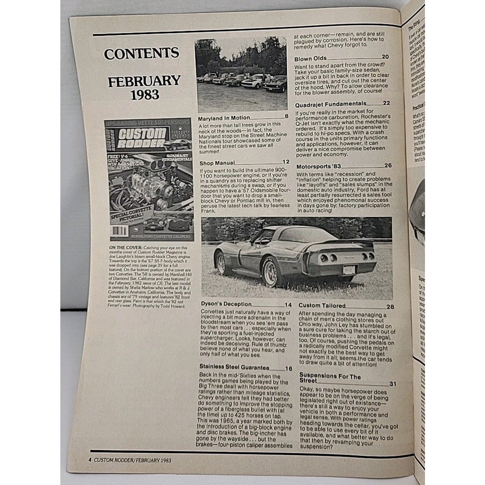 Custom Rodder Magazine - February 1983 - Volume 5 No. 2