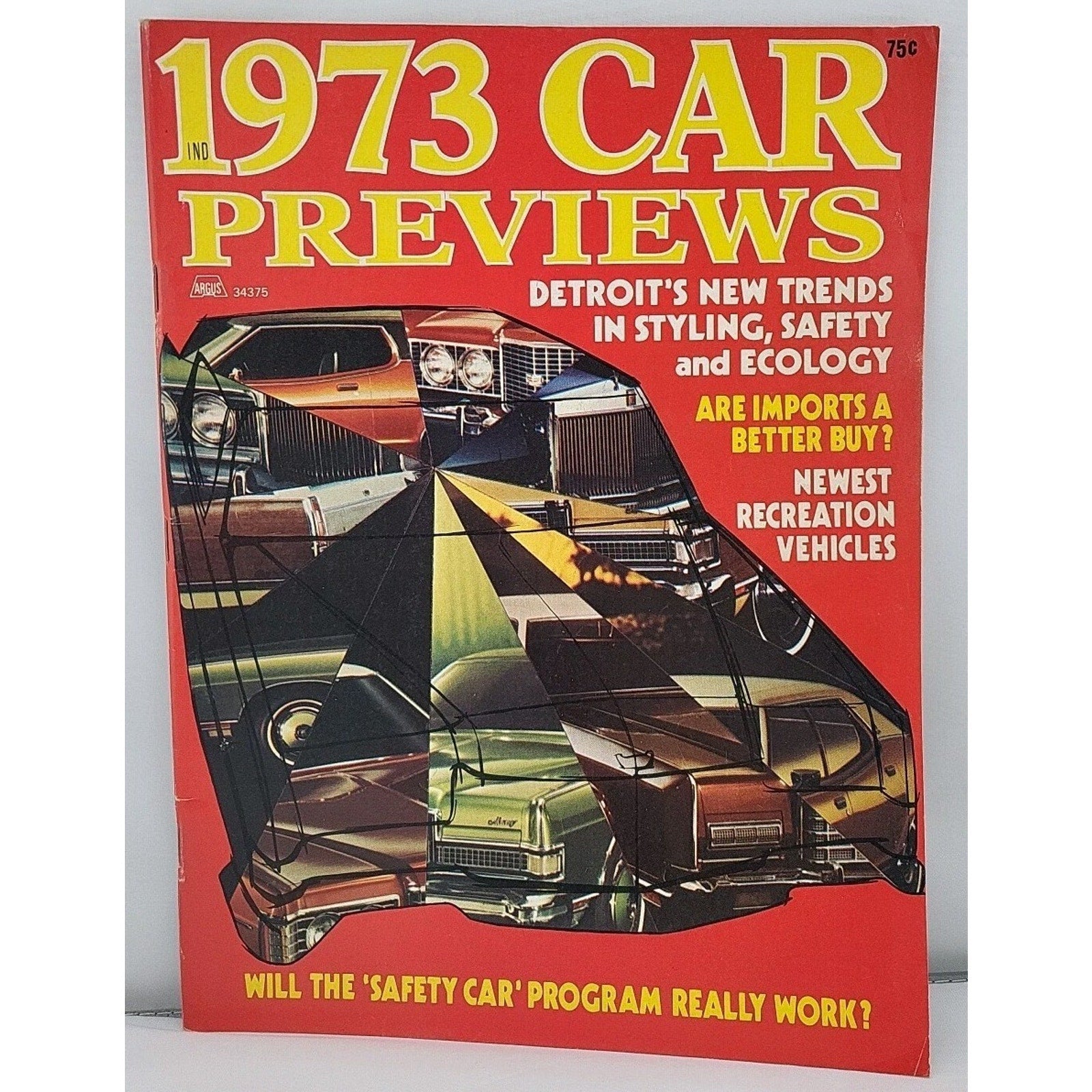 January 1973 Cars Preview Magazine