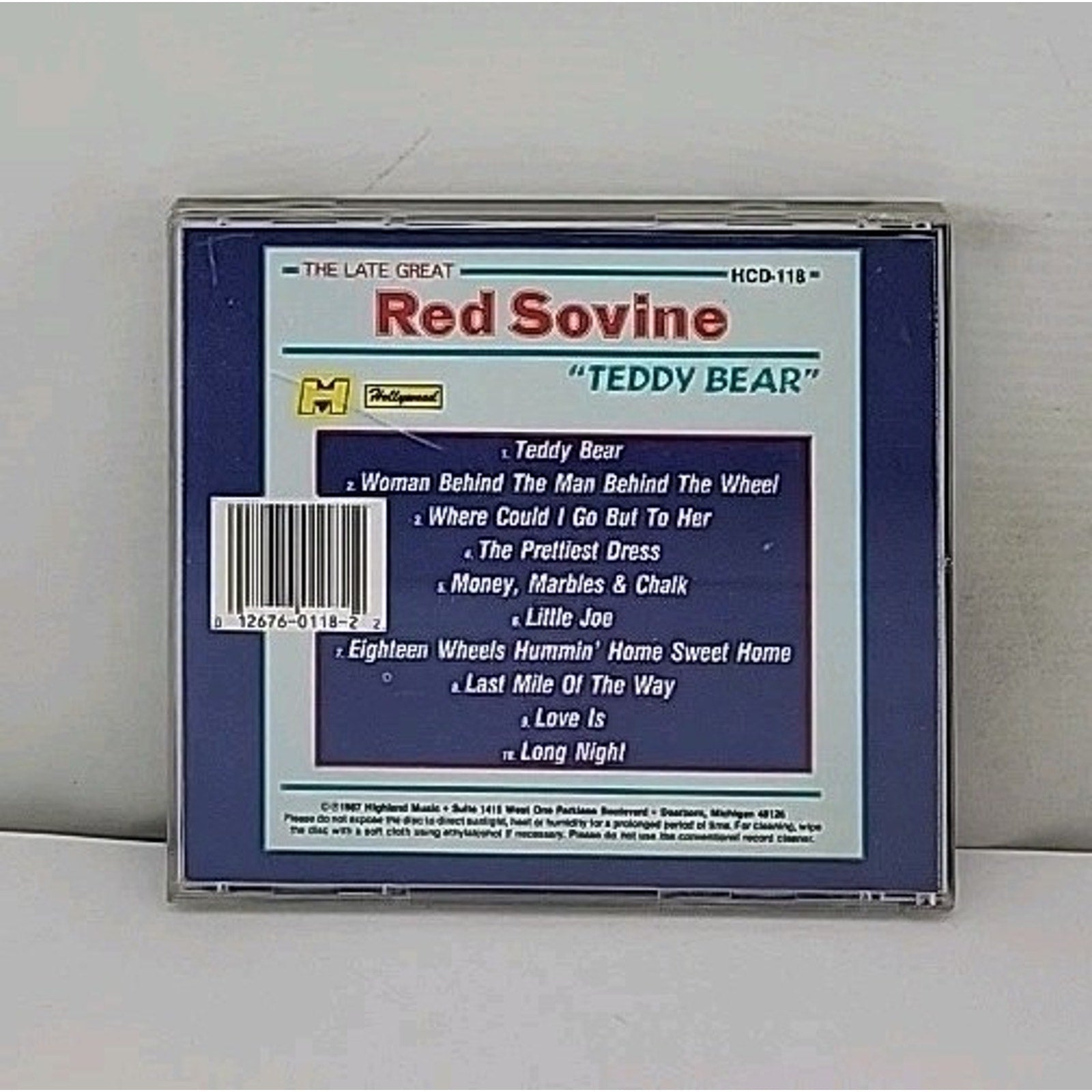 Teddy Bear by Red Sovine (CD, 1994)