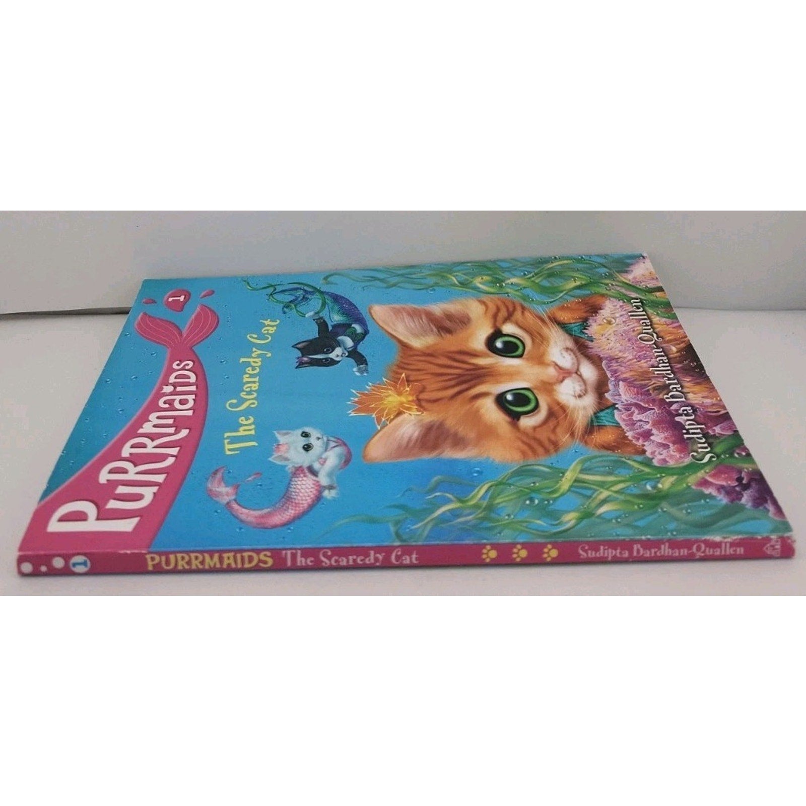 Purrmaids #1: the Scaredy Cat by Sudipta Bardhan-Quallen (2017, Digest...