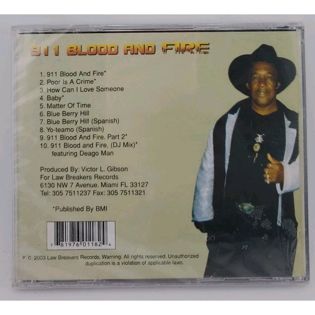 Victor L. Gibson 911 Blood And Fire (CD) *Brand New*
