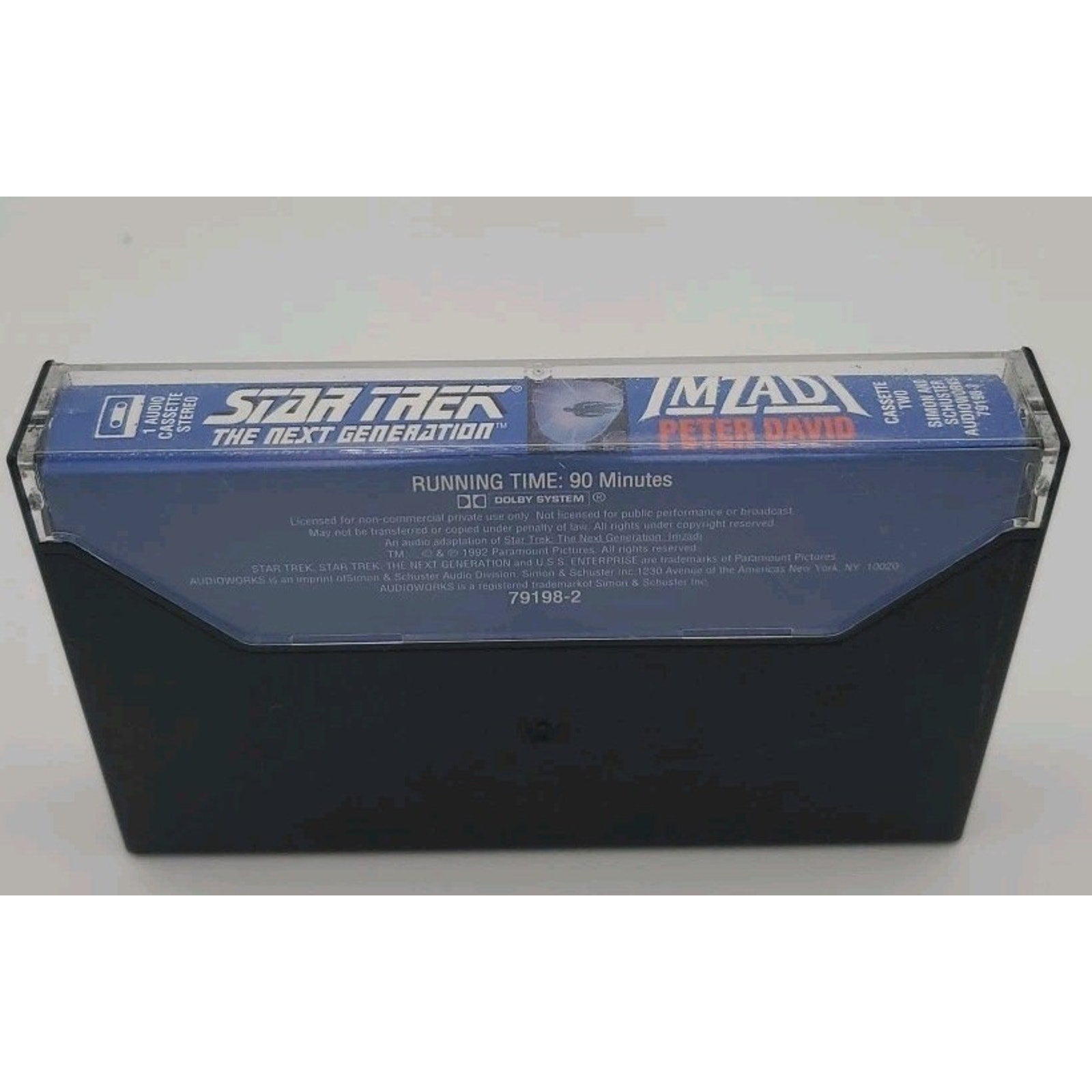 Star Trek The Next Generation Imzadi - 2 Cassettes - 1992 -
