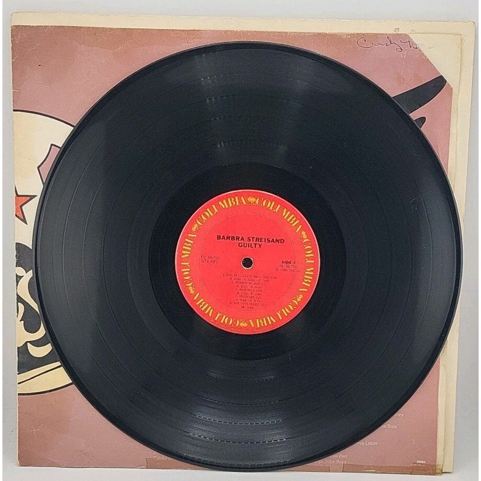 Barbara Streisand/Barry Gibb Vinyl Album - Guilty