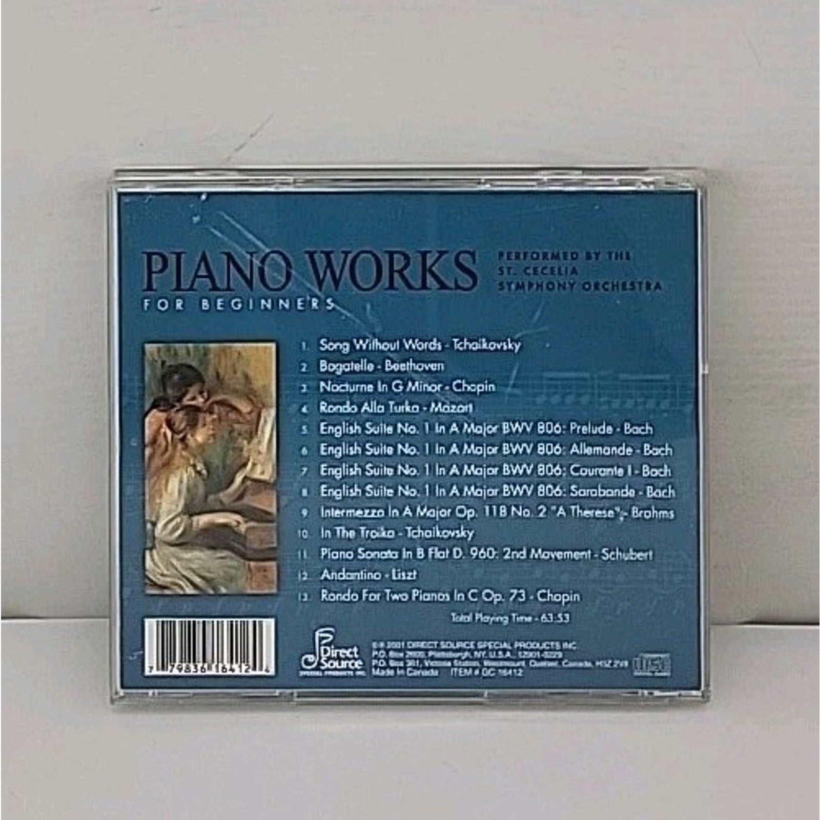 Piano Works For Beginners - St Cecelia Symphony Orchestra (CD)